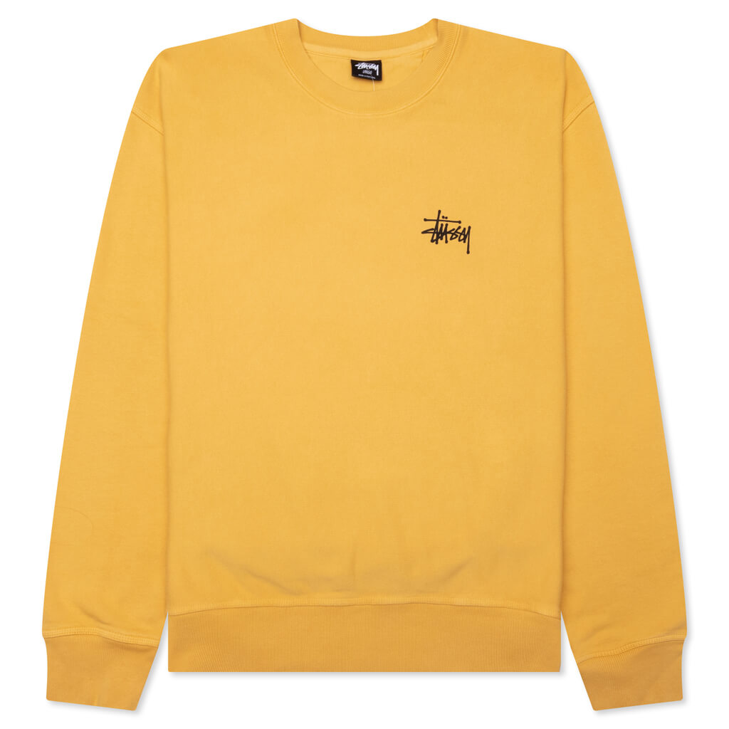 Basic Stussy Pigment Dyed Crew Stussy – Гарантія оригінальності – боковий вид