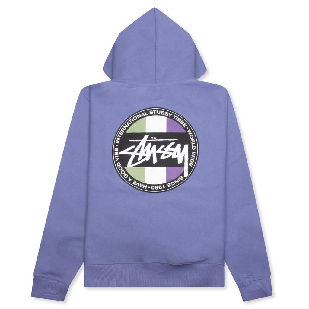 Classic Dot Zip Hoodie Stussy оригінал – Купити в Україні – вид ззаду