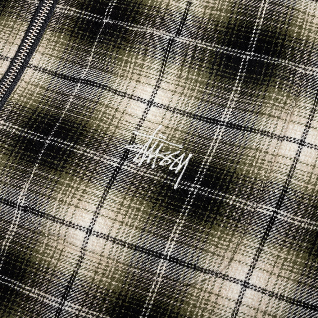 Frank Plaid Zip Shirt Stussy – Гарантія оригінальності – збільшений вид