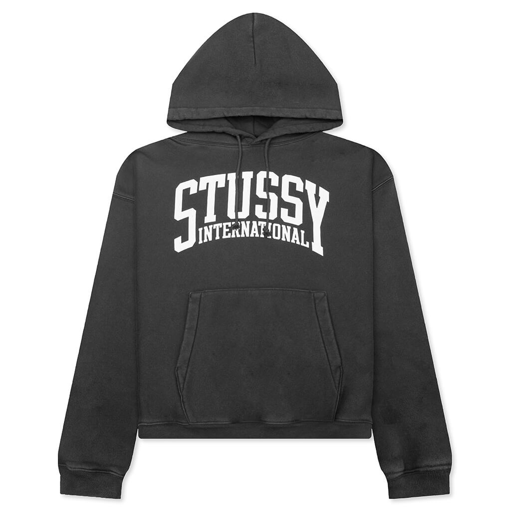 Оригінальна Intl Relaxed Hoodie Washed Black Stussy – боковий вид