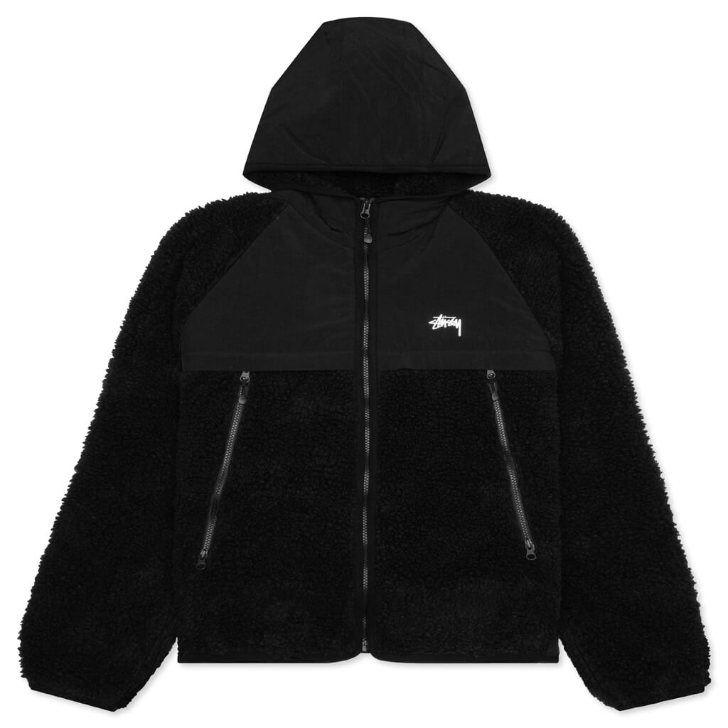 Оригінальна Sherpa Paneled Hooded Jacket Stussy – боковий вид