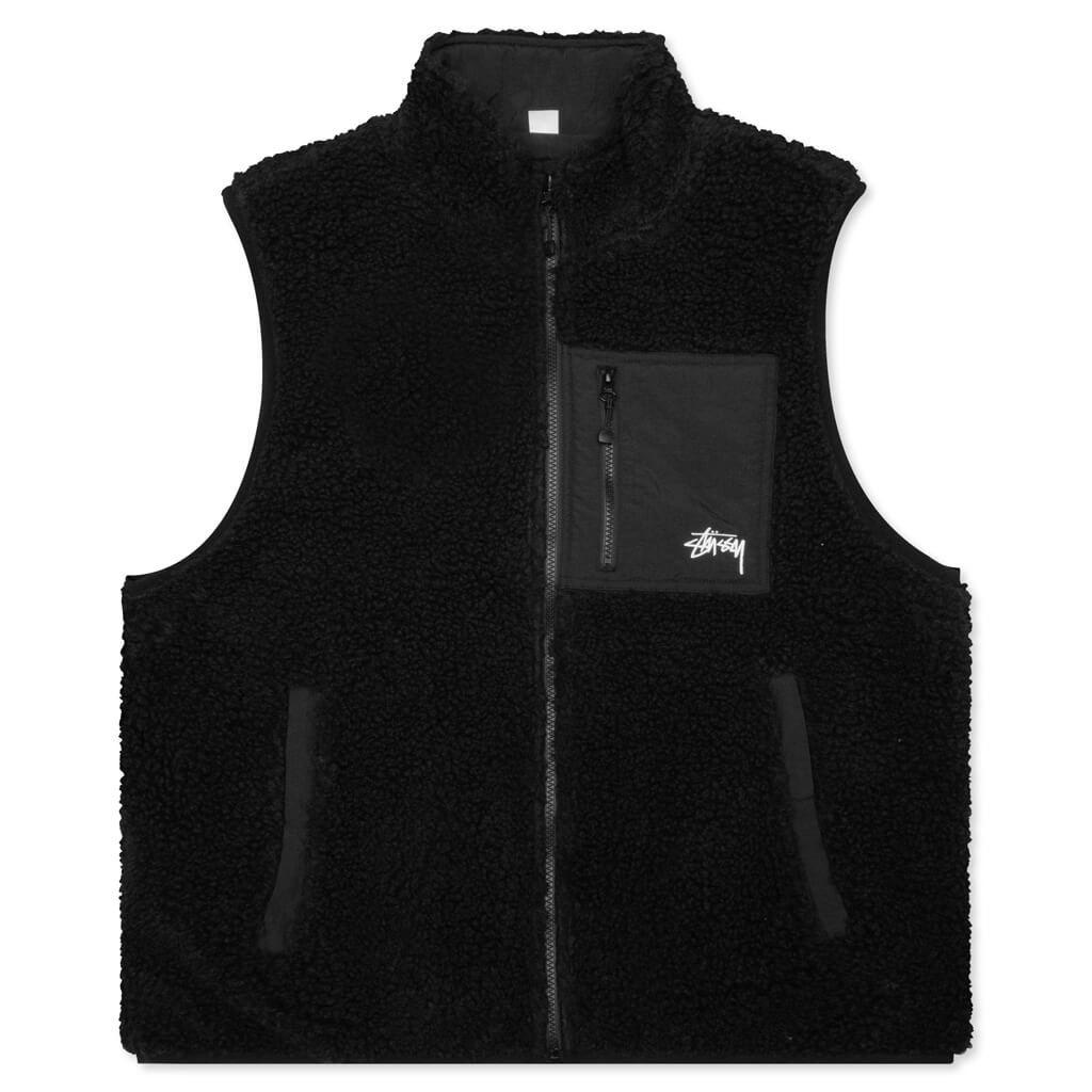 Sherpa Reversible Vest Stussy – Гарантія оригінальності – боковий вид