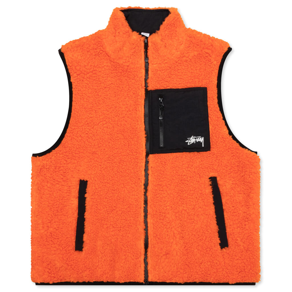 Sherpa Reversible Vest Stussy – Гарантія оригінальності – боковий вид