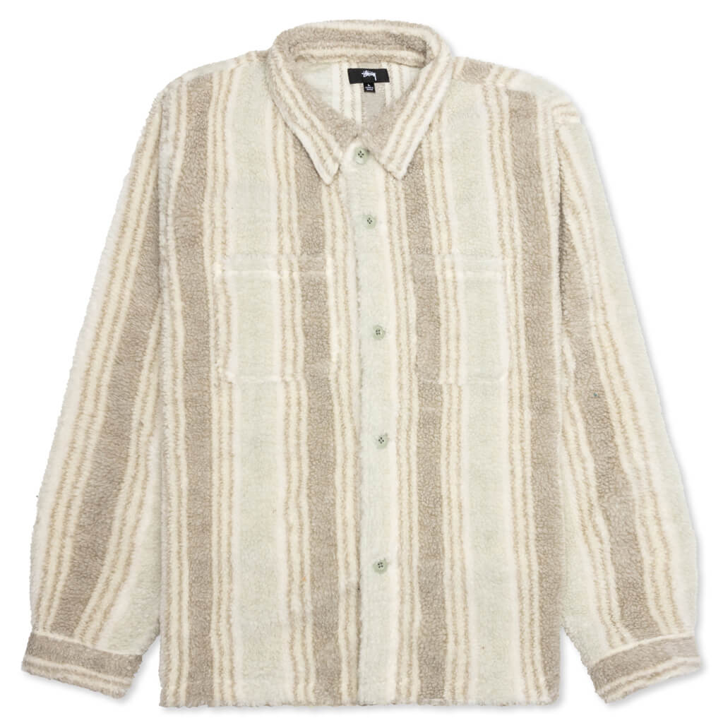 Sherpa Shirt Stussy – Гарантія оригінальності – боковий вид