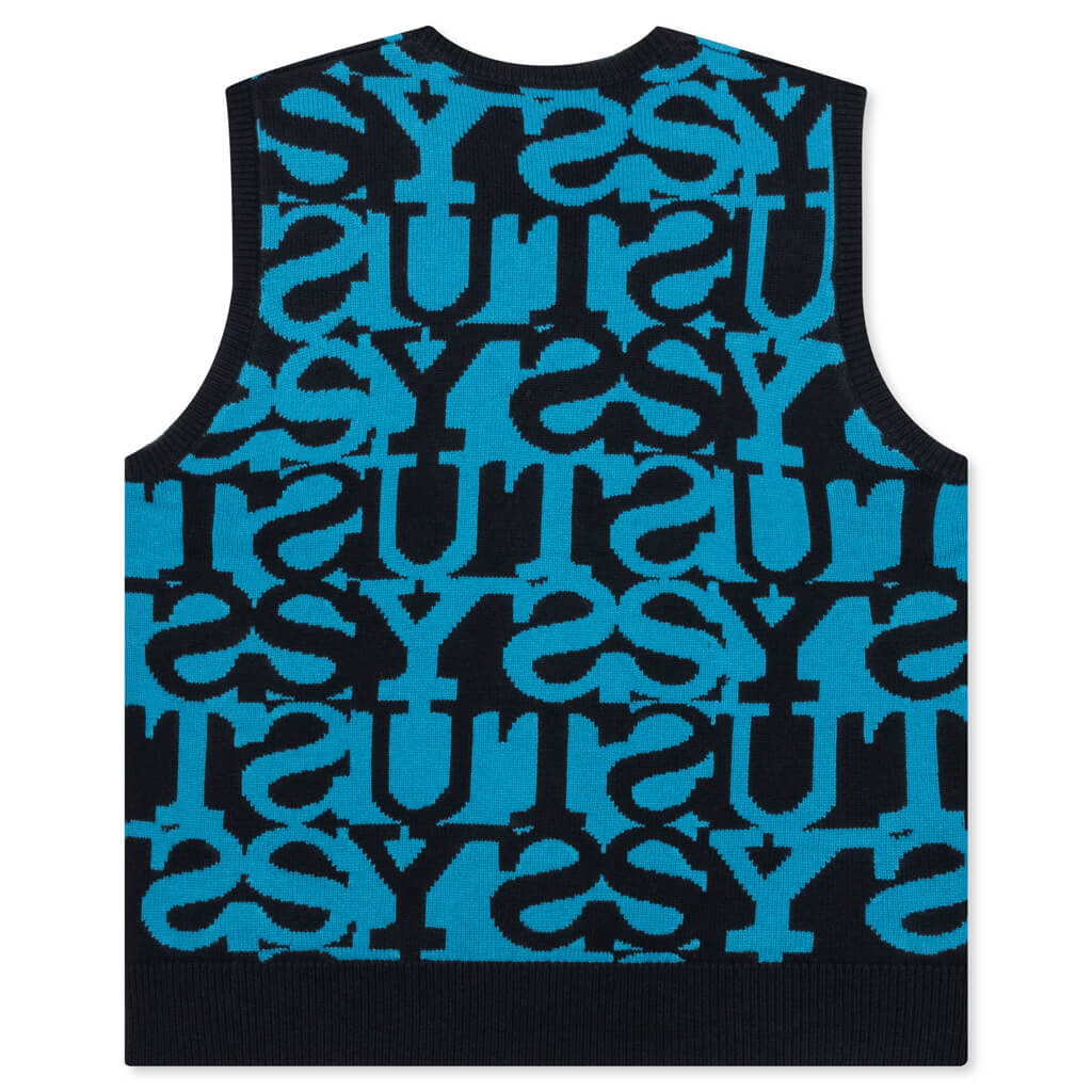 Stacked Sweater Vest Stussy – Гарантія оригінальності – вид ззаду
