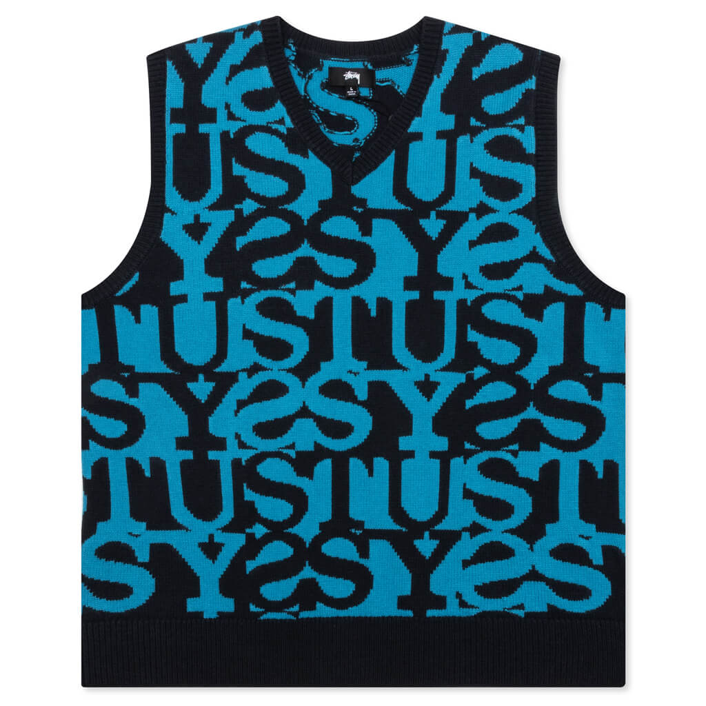 Stacked Sweater Vest Stussy – Гарантія оригінальності – боковий вид