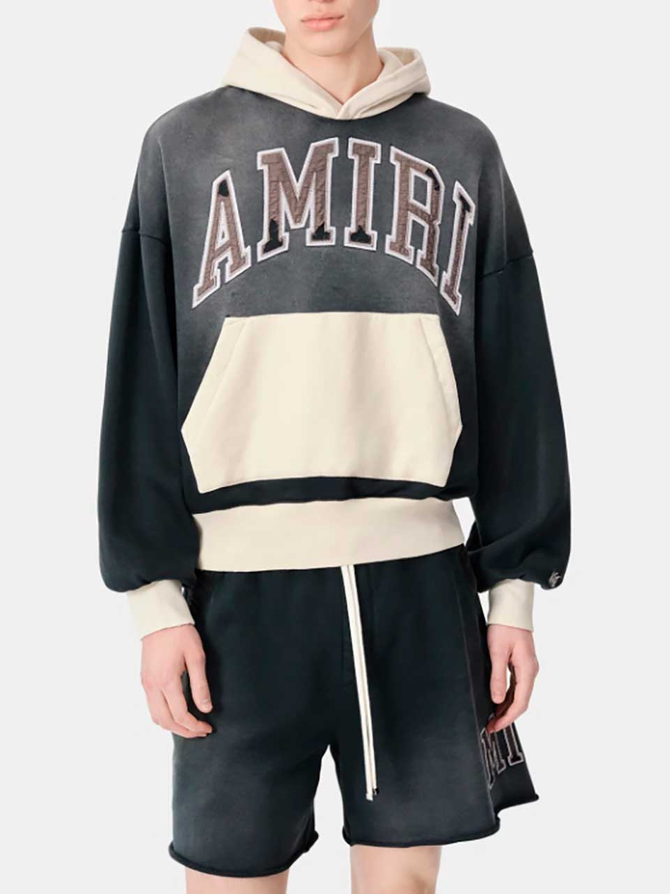 Two-Tone Logo Sweatshirt Amiri оригінал – Купити в Україні – боковий вид