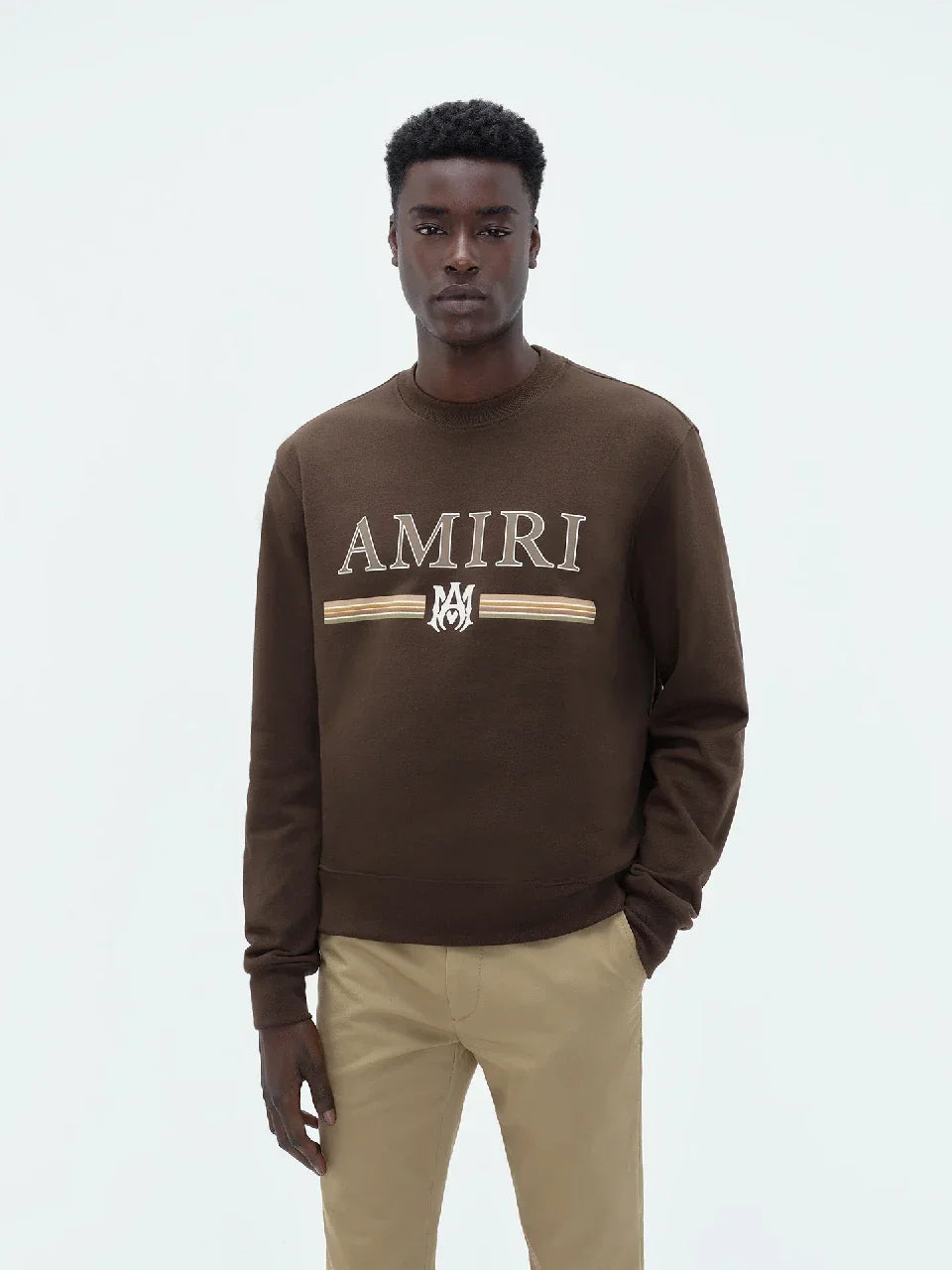 Logo Crewneck Sweatshirt Amiri – Гарантія оригінальності – вид ззаду