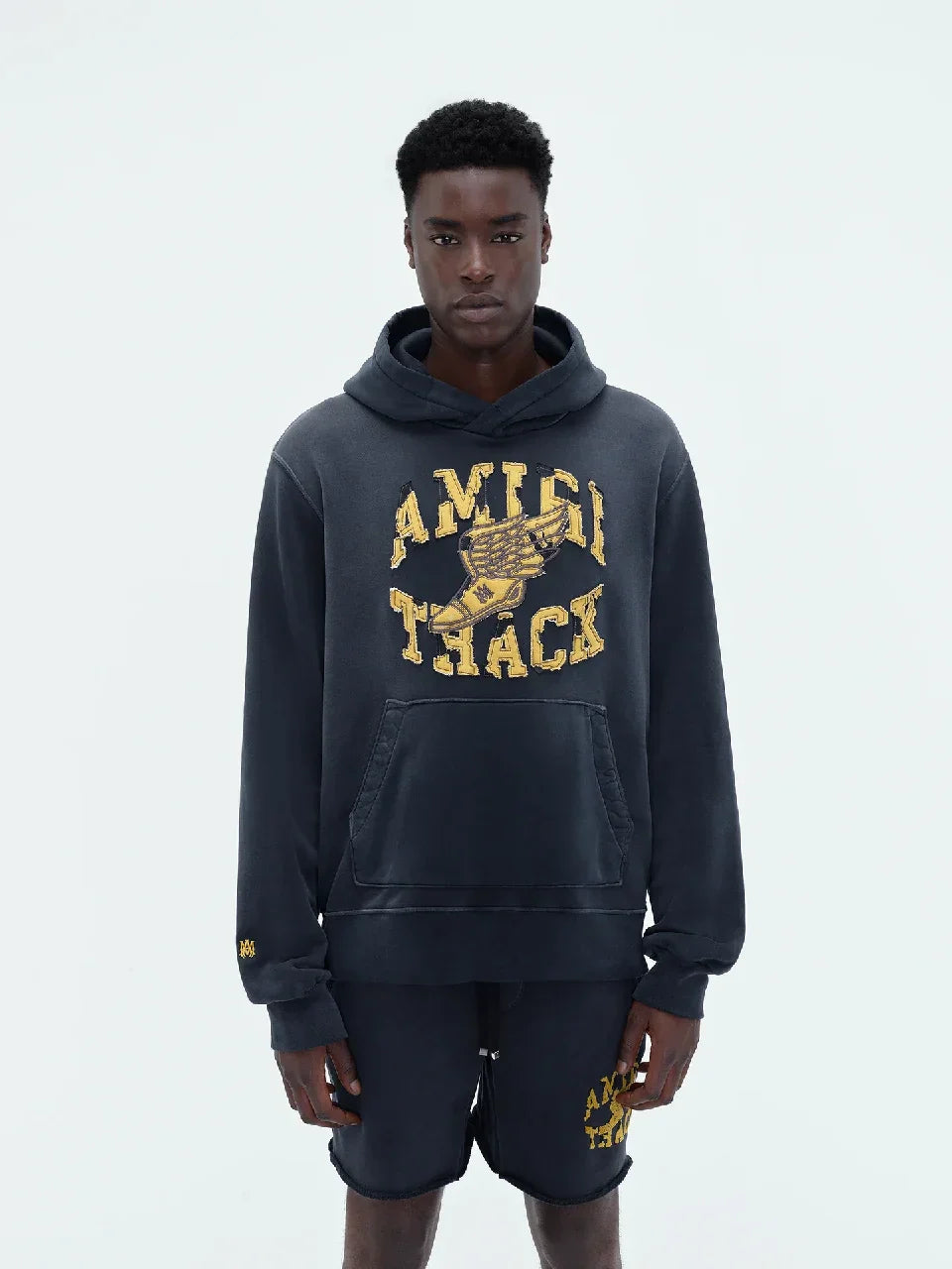 Оригінальна Patch Hood Sweatshirt Amiri – вид ззаду