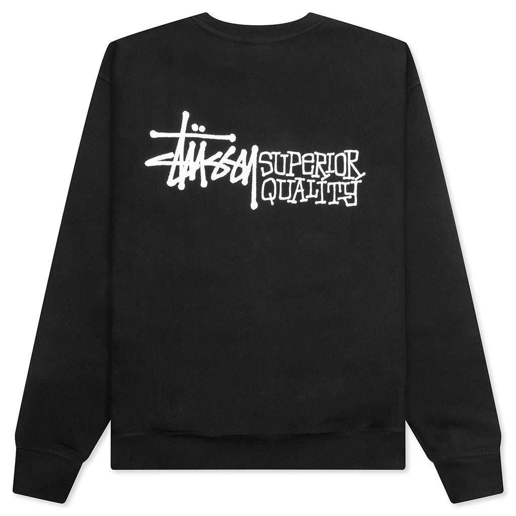 Superior Quality Crew Stussy – Гарантія оригінальності – вид ззаду