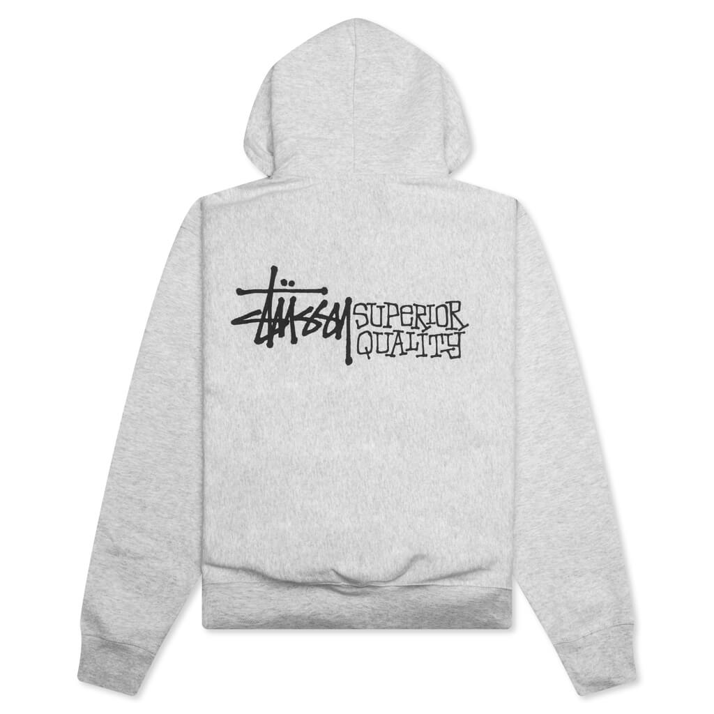Оригінальна Superior Quality Zip Hoodie Stussy – вид ззаду