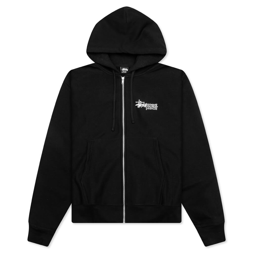 Оригінальна Superior Quality Zip Hoodie Stussy – боковий вид