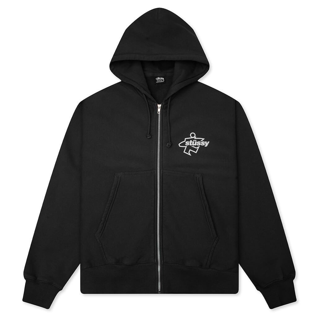 Surf Size Garment Dyed Zip Hood Stussy оригінал – Купити в Україні – боковий вид