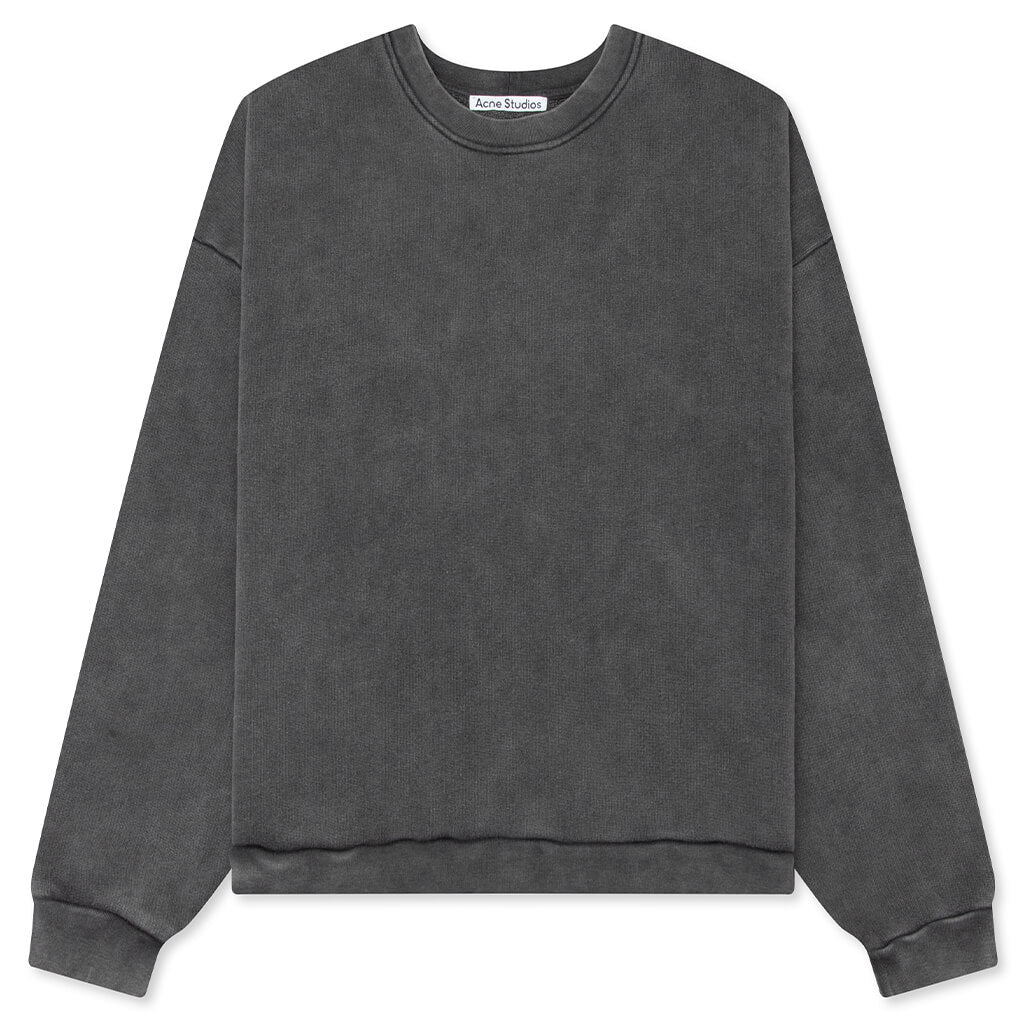 Rubber Logo Fleece Sweatshirt Acne studios оригінал – Купити в Україні – боковий вид