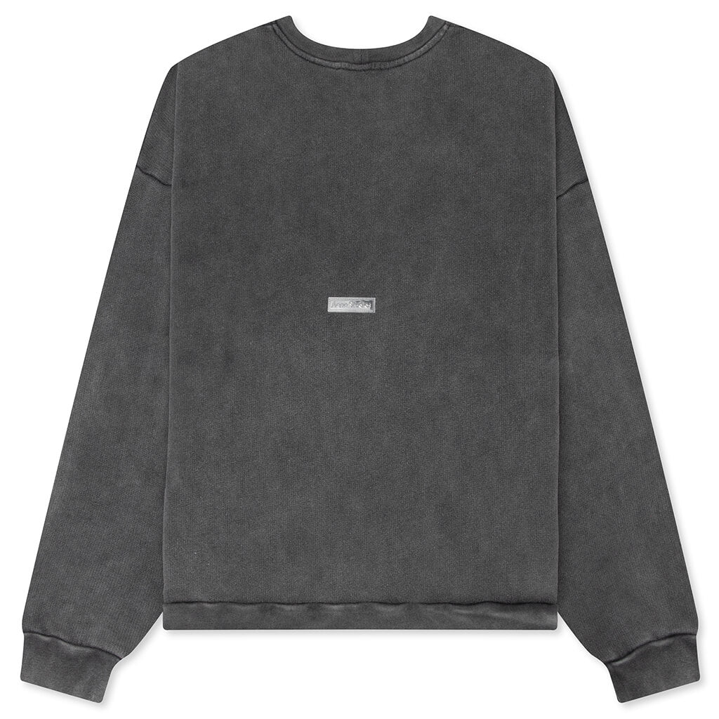 Rubber Logo Fleece Sweatshirt Acne studios оригінал – Купити в Україні – вид ззаду