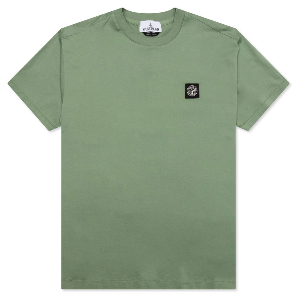 Compass Patch Logo S/S T-Shirt - Sage - STONE ISLAND