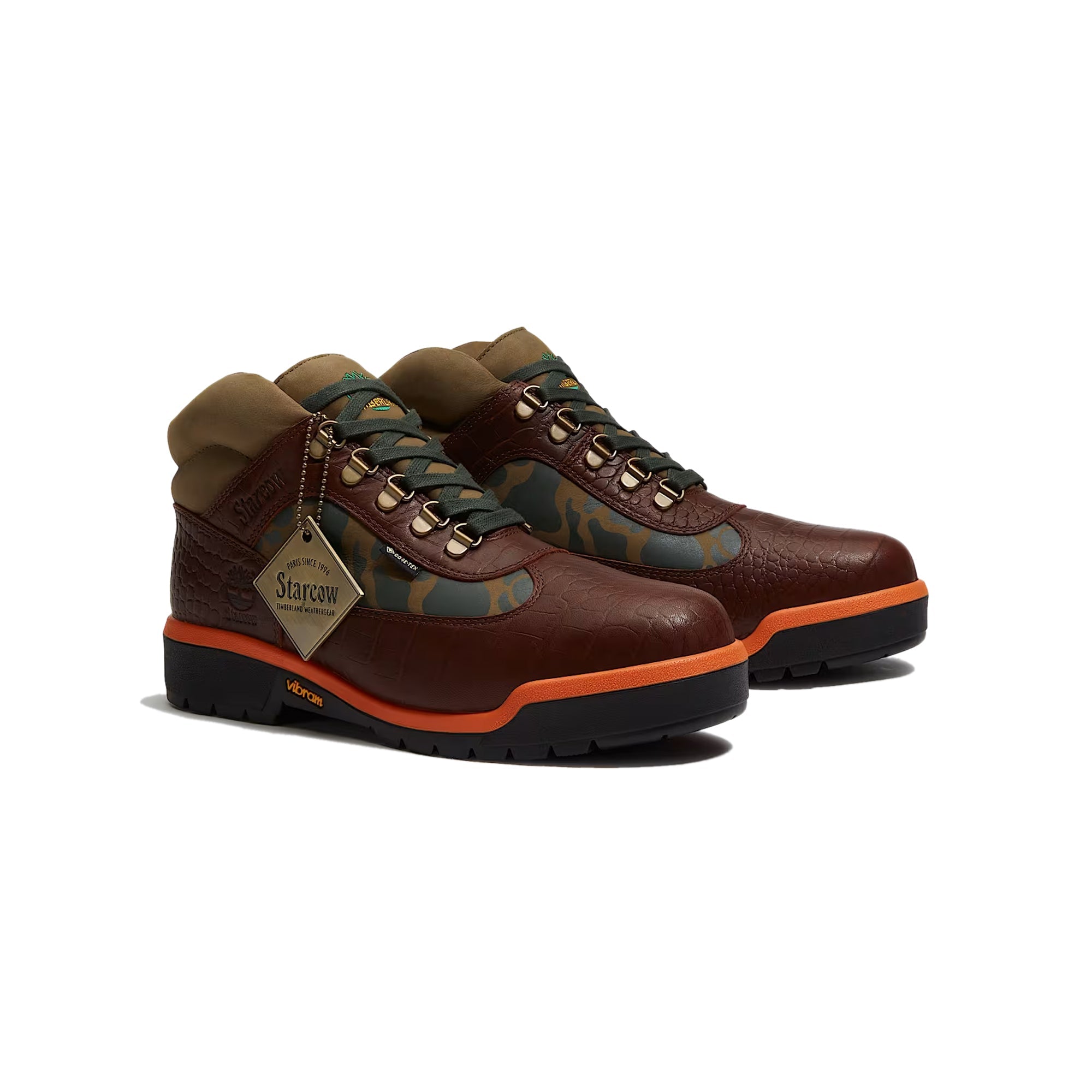 Оригінальна X Starcow Mens Lace Up Gtx Stivale Field Boots Timberland – вид ззаду