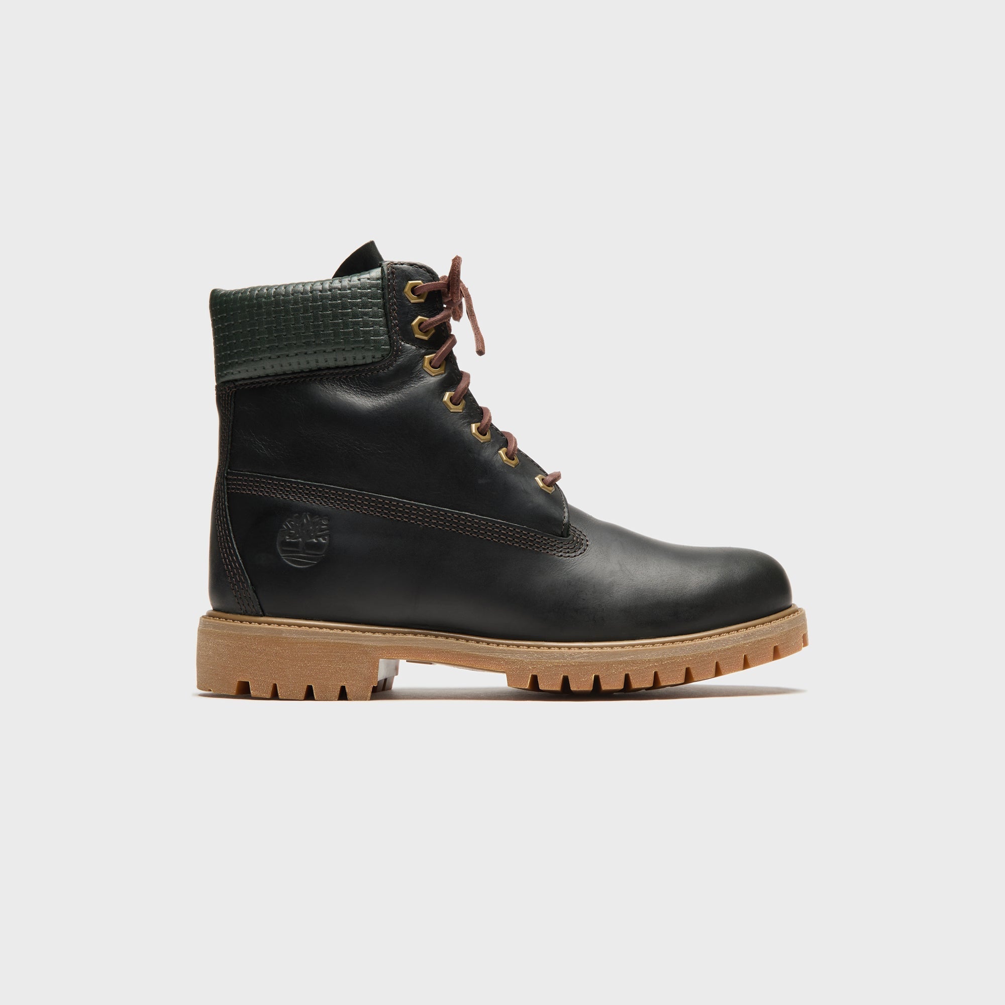 Оригінальна Emerald Woods 6 Inch Waterproof Boot Black Nubuck Timberland – боковий вид