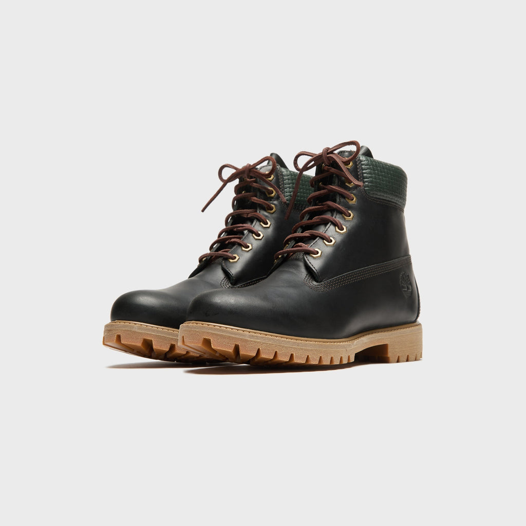 Оригінальна Emerald Woods 6 Inch Waterproof Boot Black Nubuck Timberland – вид ззаду