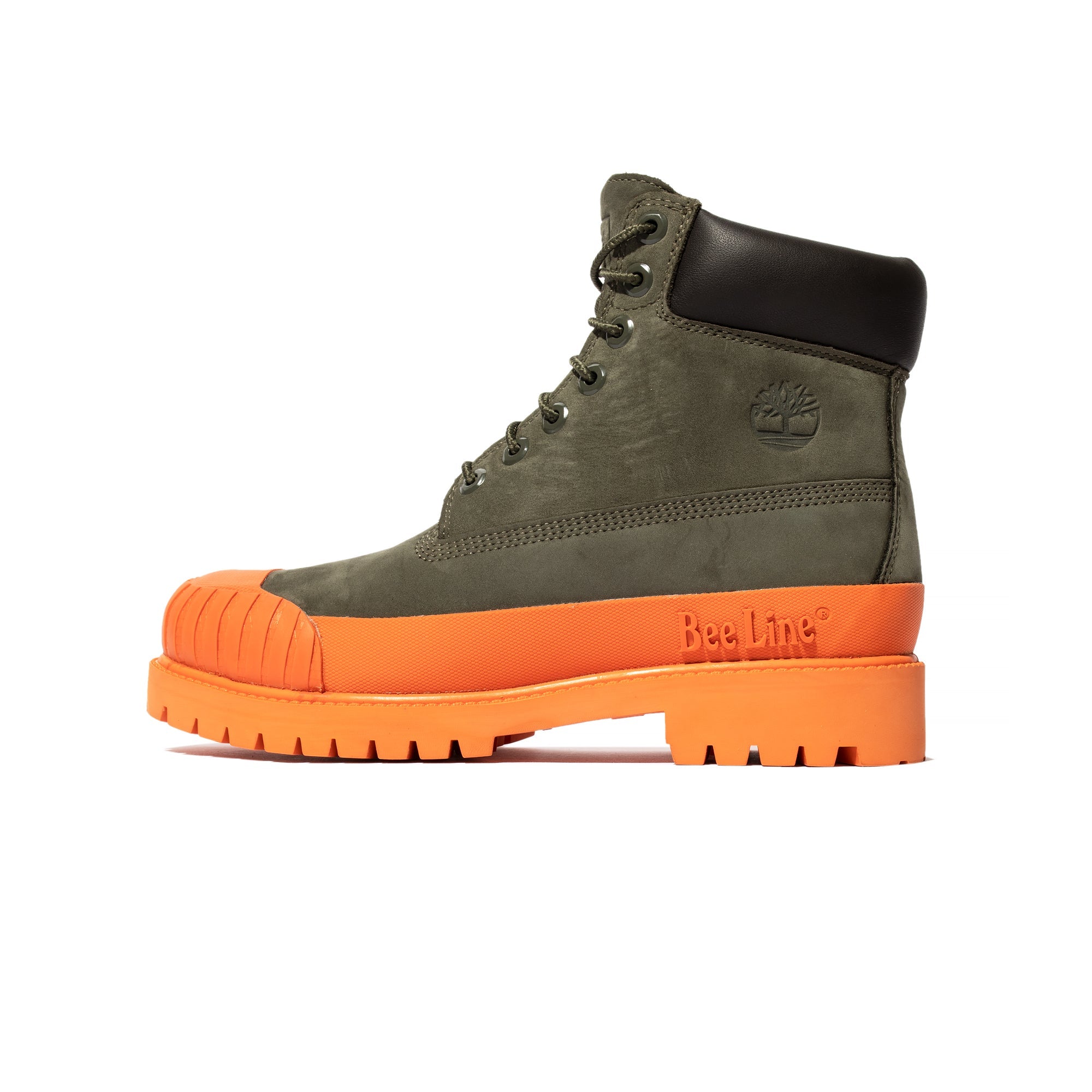 X Beeline Mens 6 Prem Rubber Toe Wp Shoes Dk Grn Timberland оригінал – Купити в Україні – боковий вид