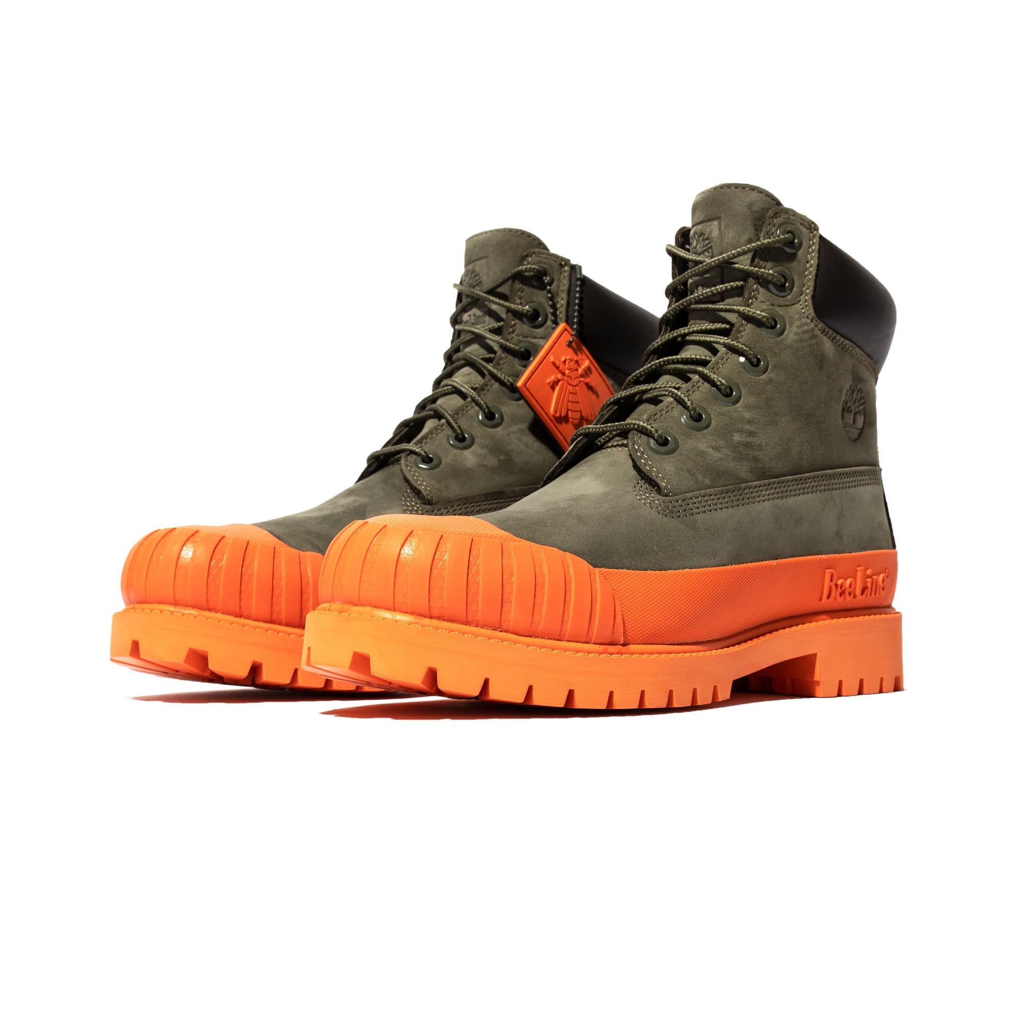 X Beeline Mens 6 Prem Rubber Toe Wp Shoes Dk Grn Timberland оригінал – Купити в Україні – вид ззаду