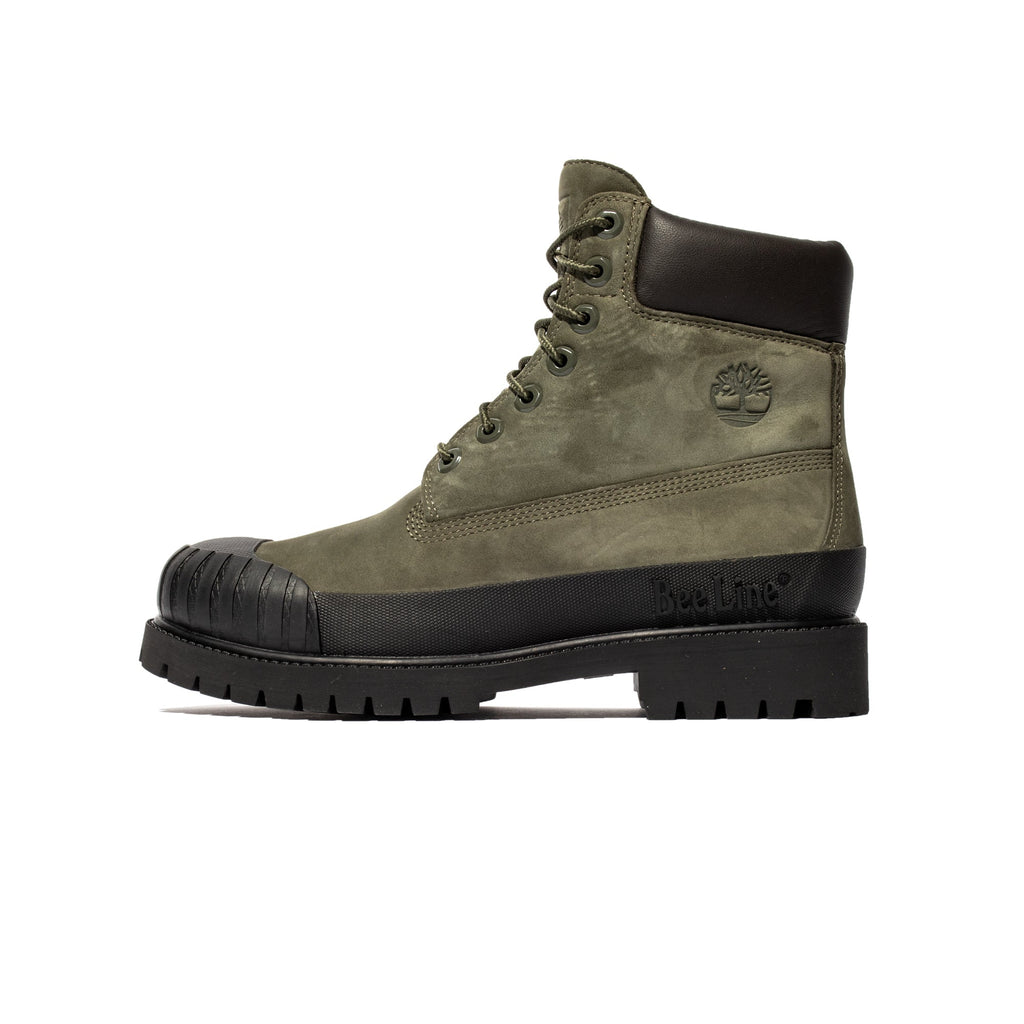 X Beeline Mens 6 Prem Rubber Toe Wp Shoes Dk Grn Timberland оригінал – Купити в Україні – боковий вид