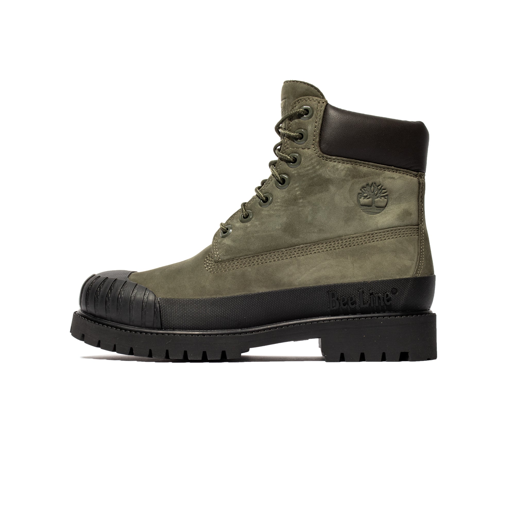 X Beeline Mens 6 Prem Rubber Toe Wp Shoes Dk Grn Timberland оригінал – Купити в Україні – боковий вид