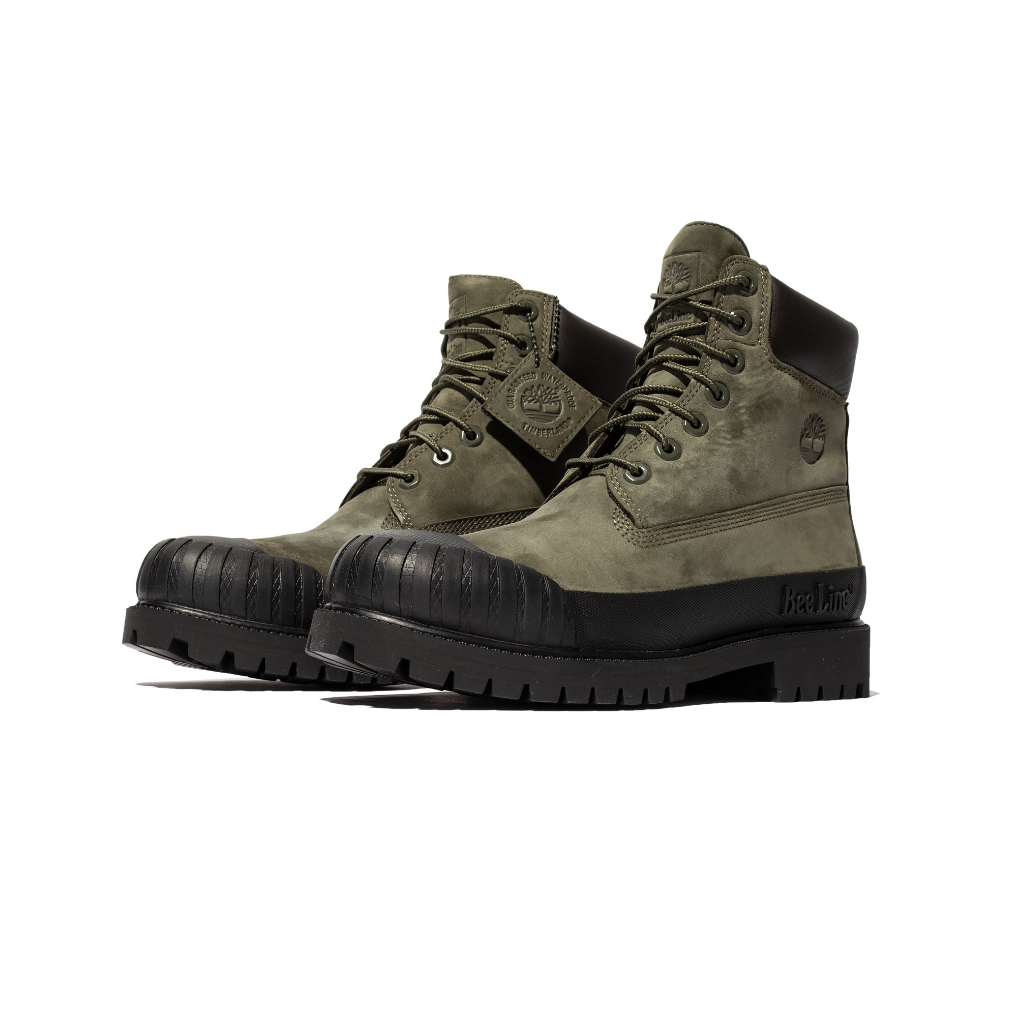 X Beeline Mens 6 Prem Rubber Toe Wp Shoes Dk Grn Timberland оригінал – Купити в Україні – вид ззаду