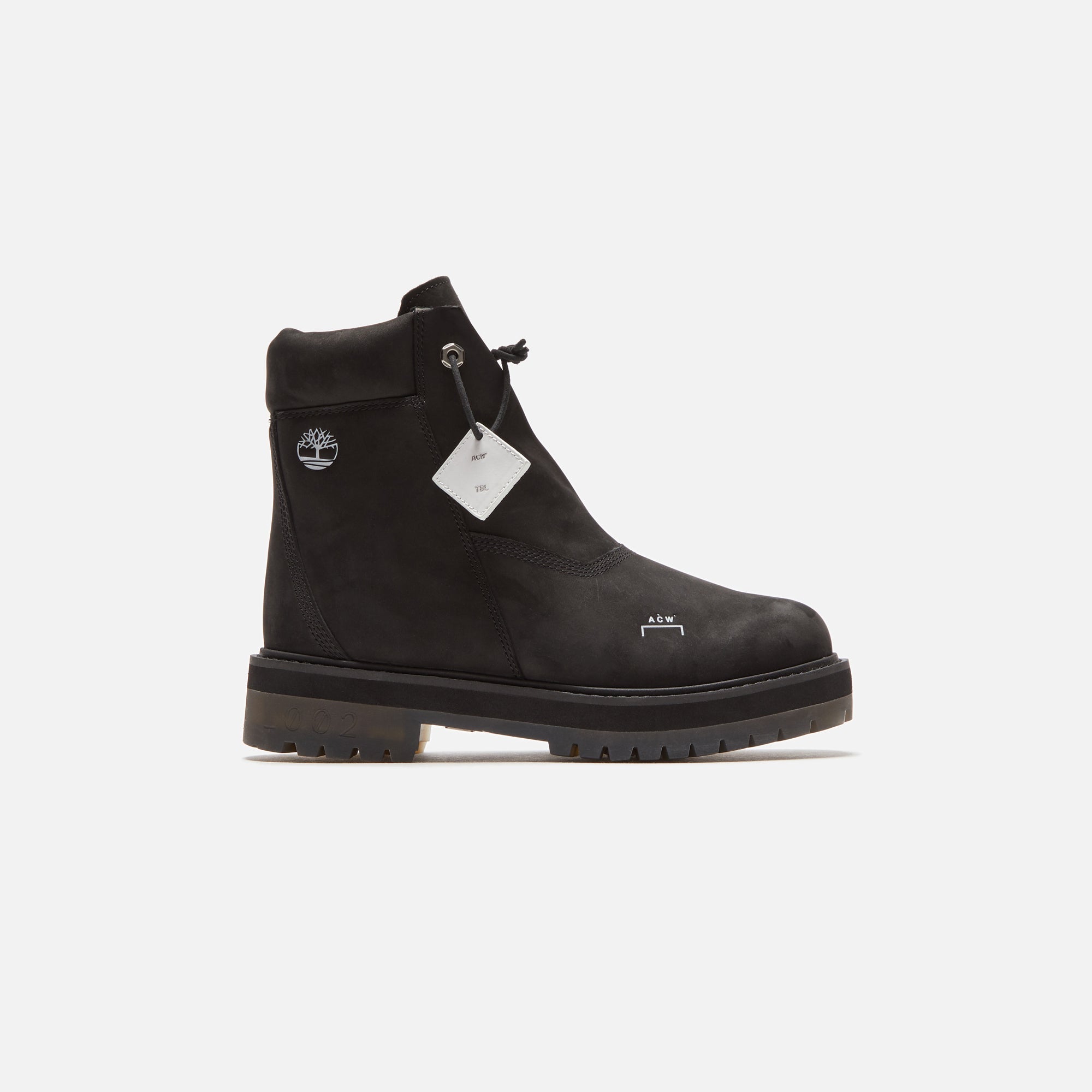 X A Cold Wall* 6 Side Zip Boot Jet Black Timberland – Гарантія оригінальності – боковий вид