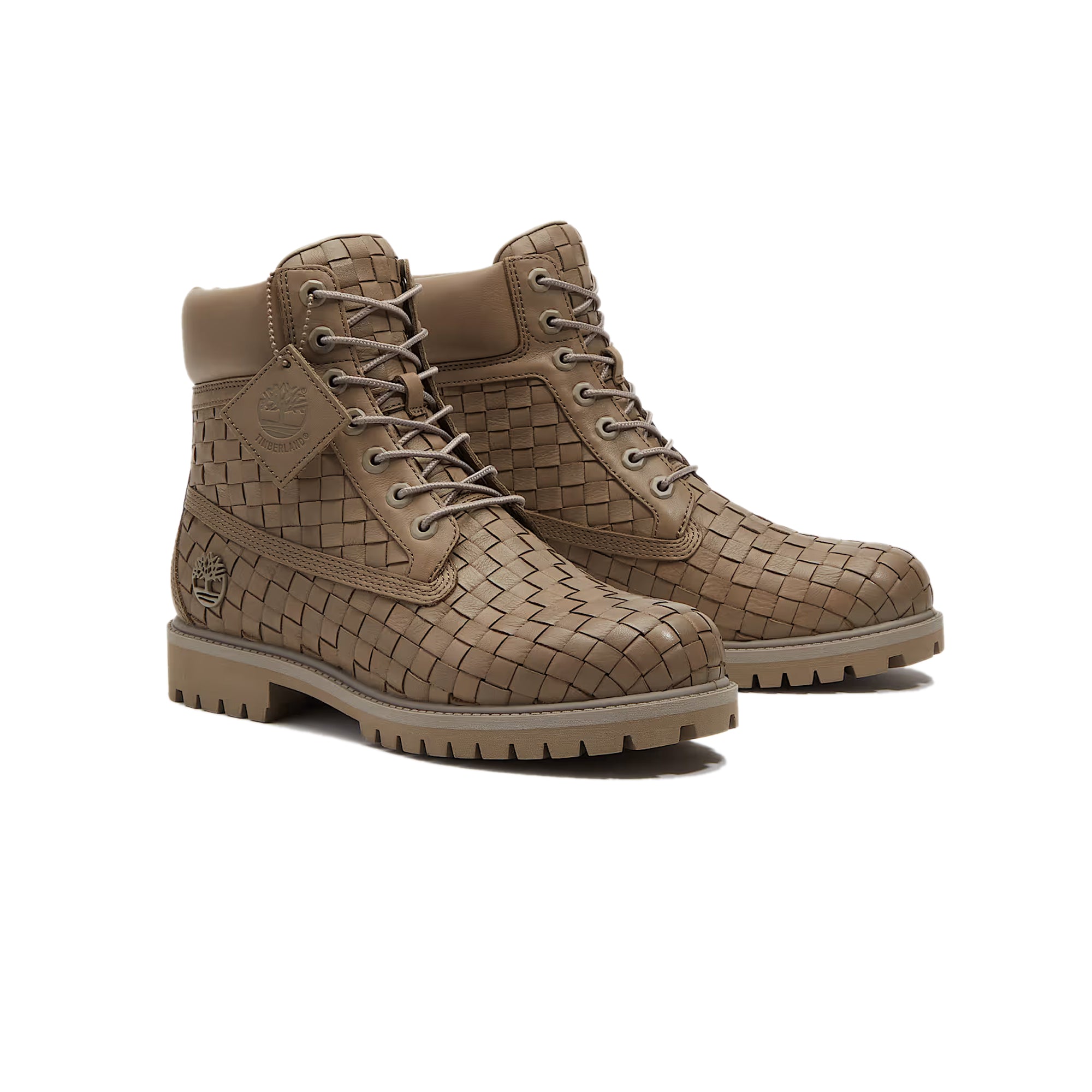Оригінальна Mens Textured Premium 6 Inch Boot Timberland – вид ззаду