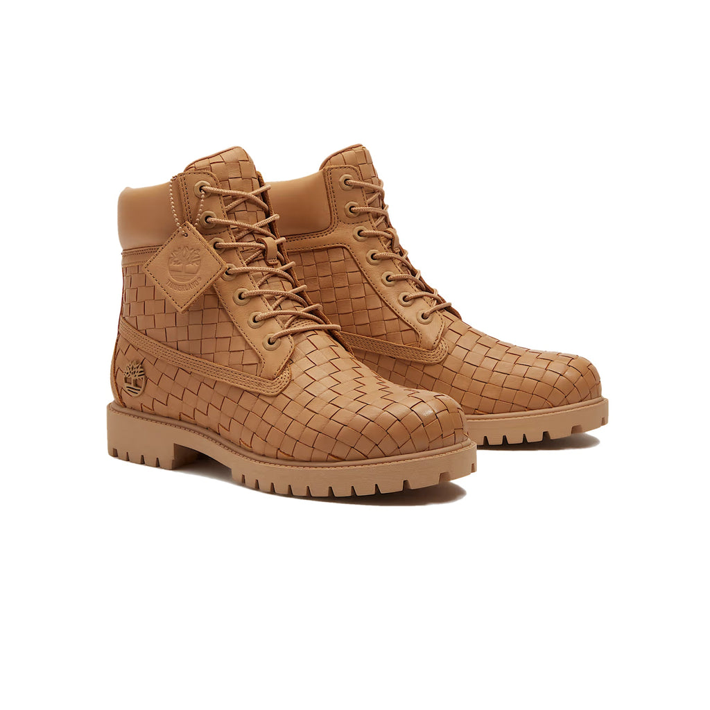 Оригінальна Mens Textured Premium 6 Inch Boot Timberland – вид ззаду