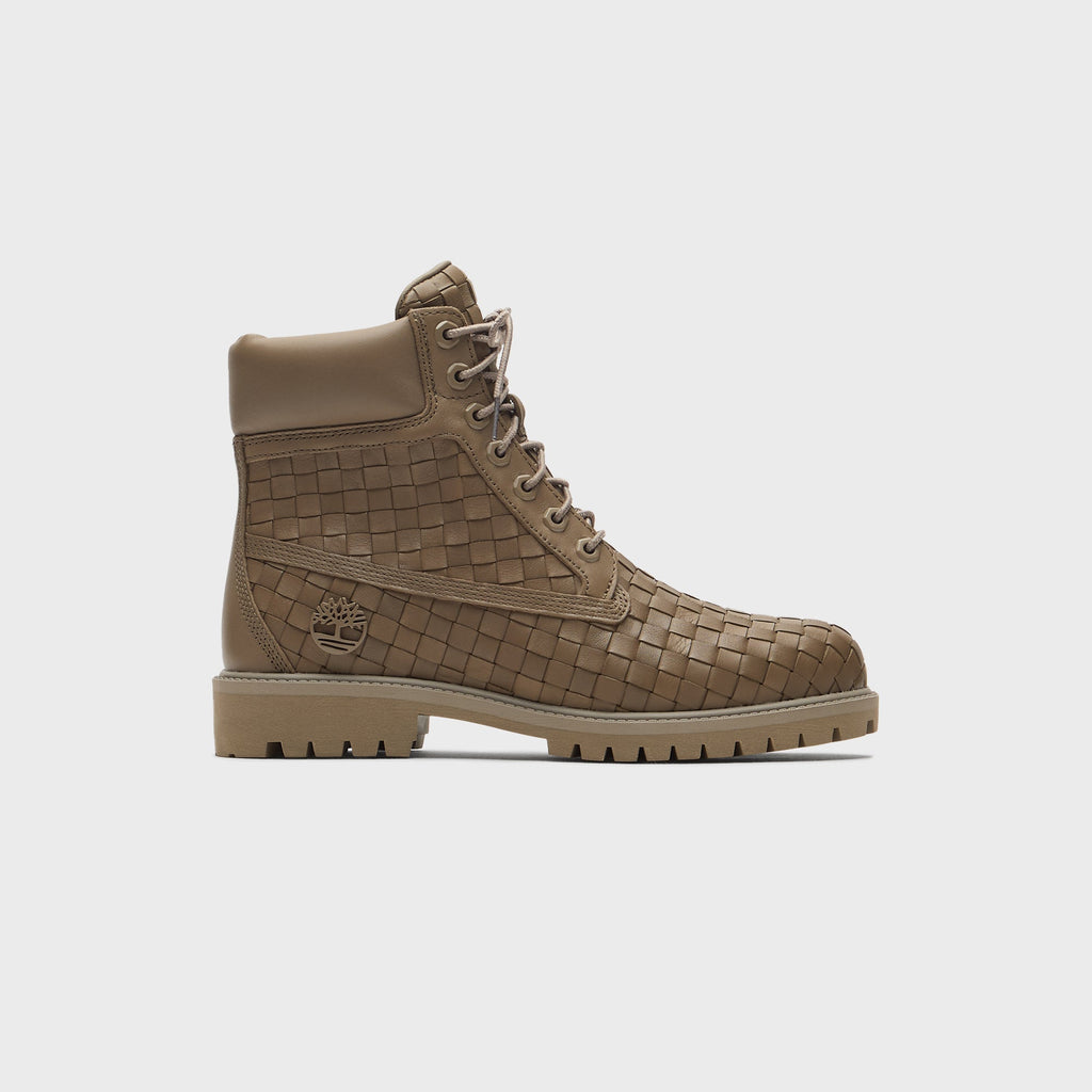 Textured Premium 6 Inch Boots Olive Full Grain Timberland оригінал – Купити в Україні – боковий вид