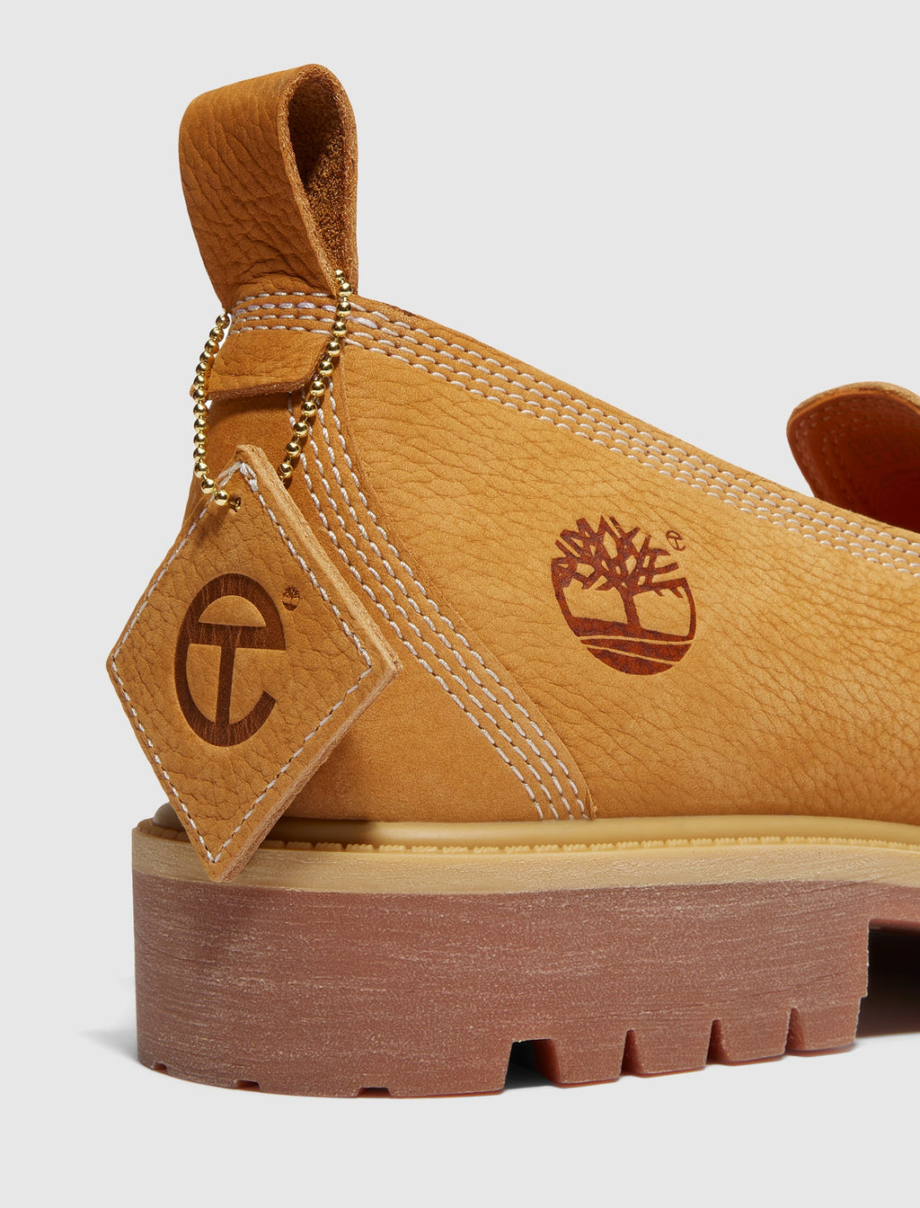 Telfar Loafer Wheat Timberland – Гарантія оригінальності – вид ззаду