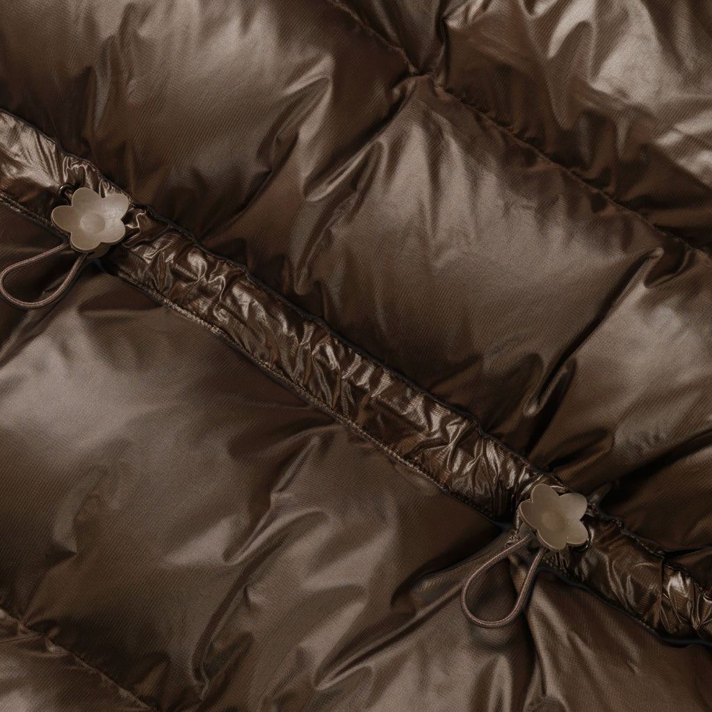 X Cecilie Bahnsen Himalayan Quilted Down Parka Soil Brown The north face – Гарантія оригінальності – детальний вид