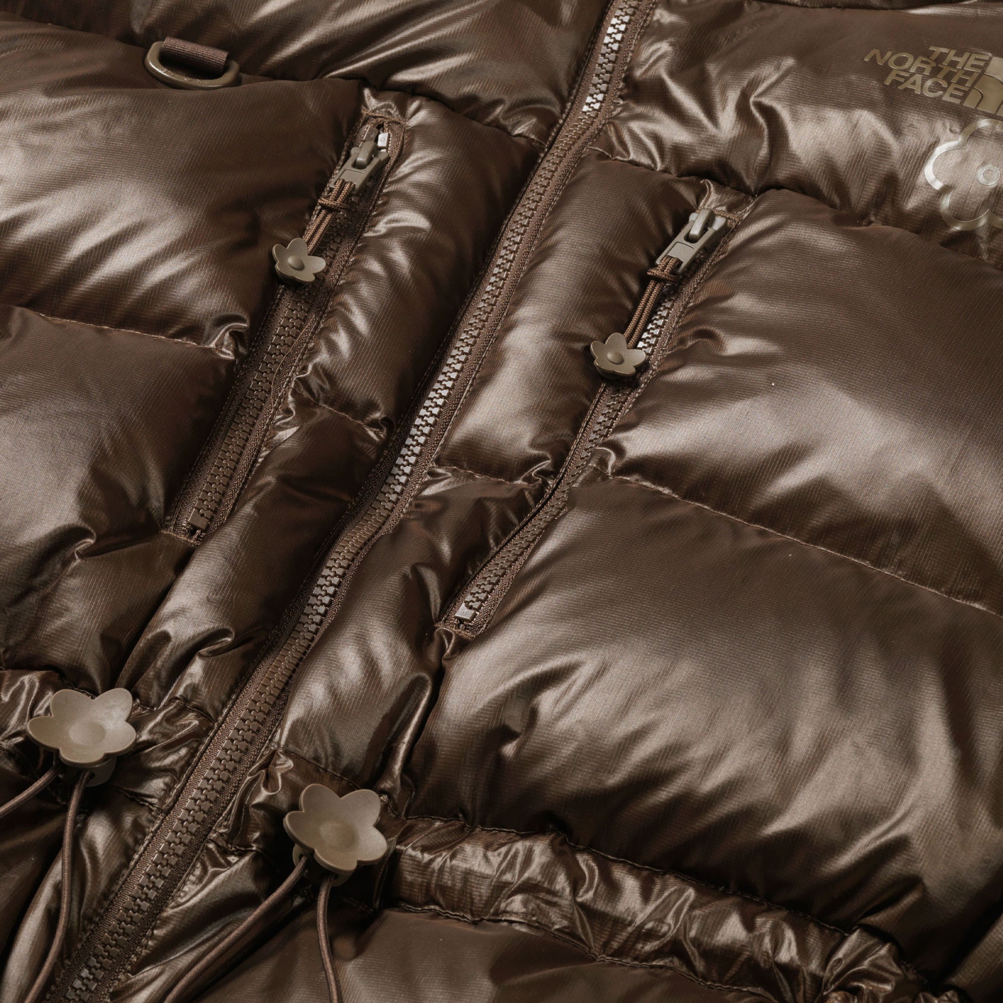 X Cecilie Bahnsen Himalayan Quilted Down Parka Soil Brown The north face – Гарантія оригінальності – збільшений вид