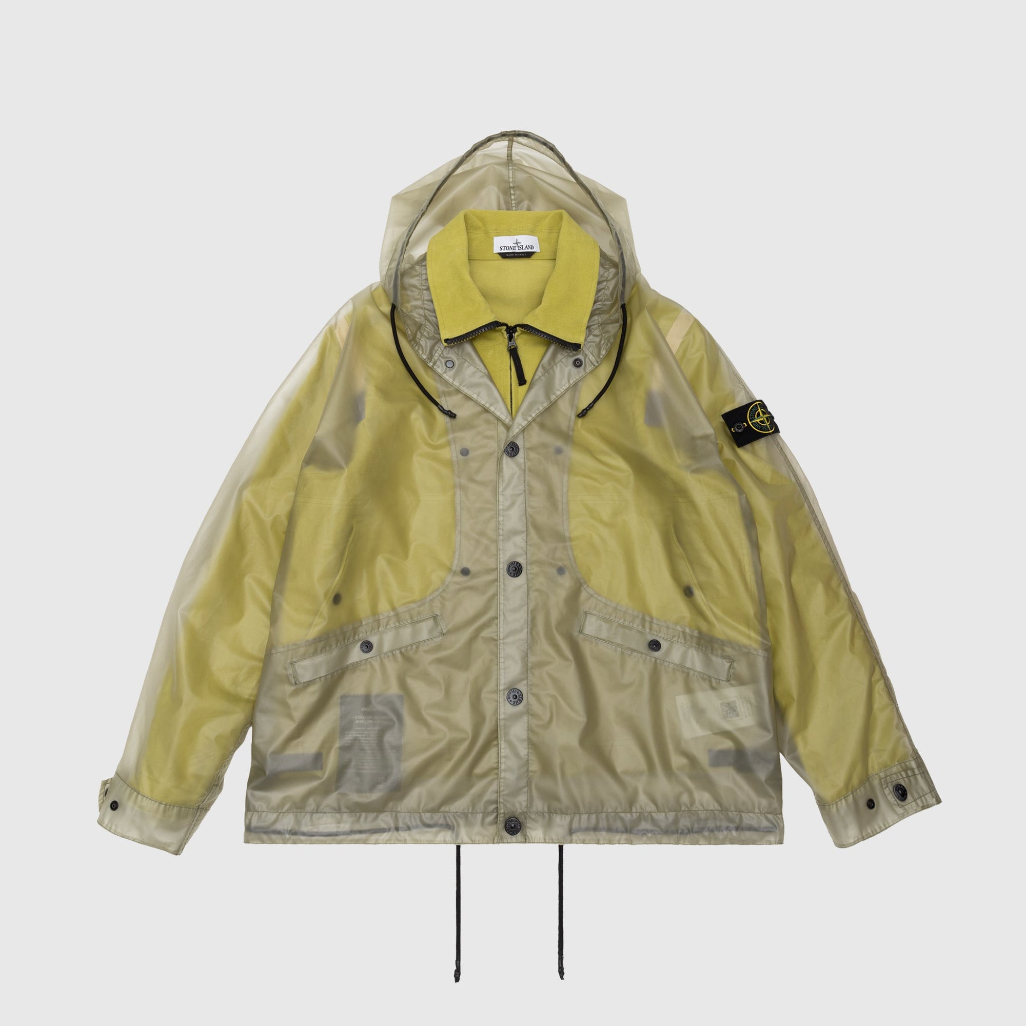 Оригінальна Translucent Cover+cotton Moleskin Jacket Stone island – боковий вид