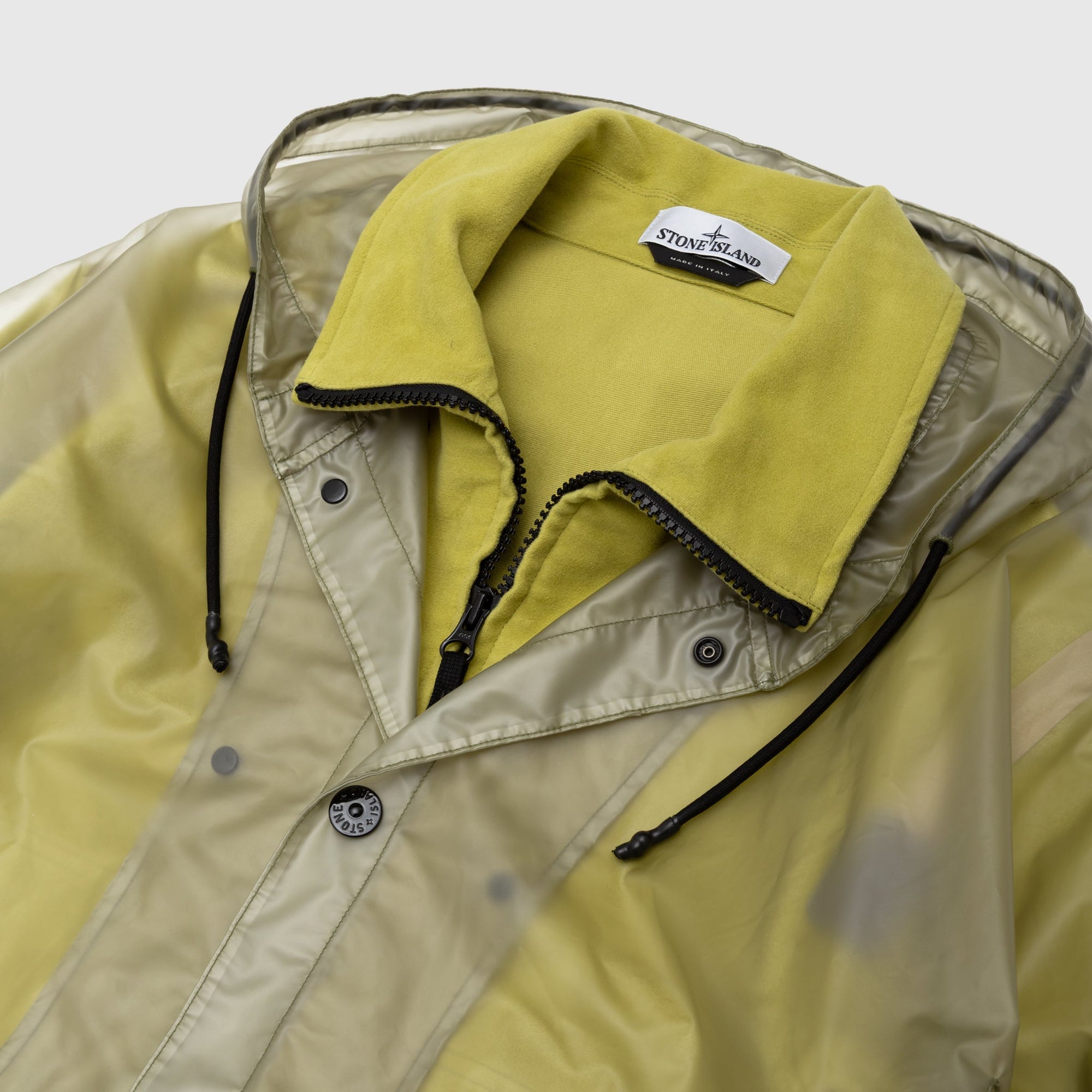 Оригінальна Translucent Cover+cotton Moleskin Jacket Stone island – вид ззаду