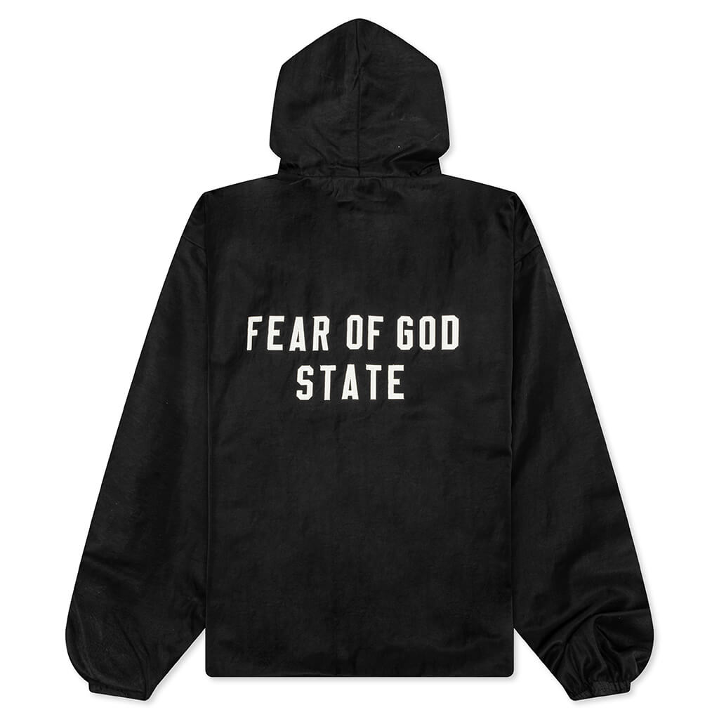 Textured Nylon Hooded Coaches Jacket Fear of god – Гарантія оригінальності – вид ззаду
