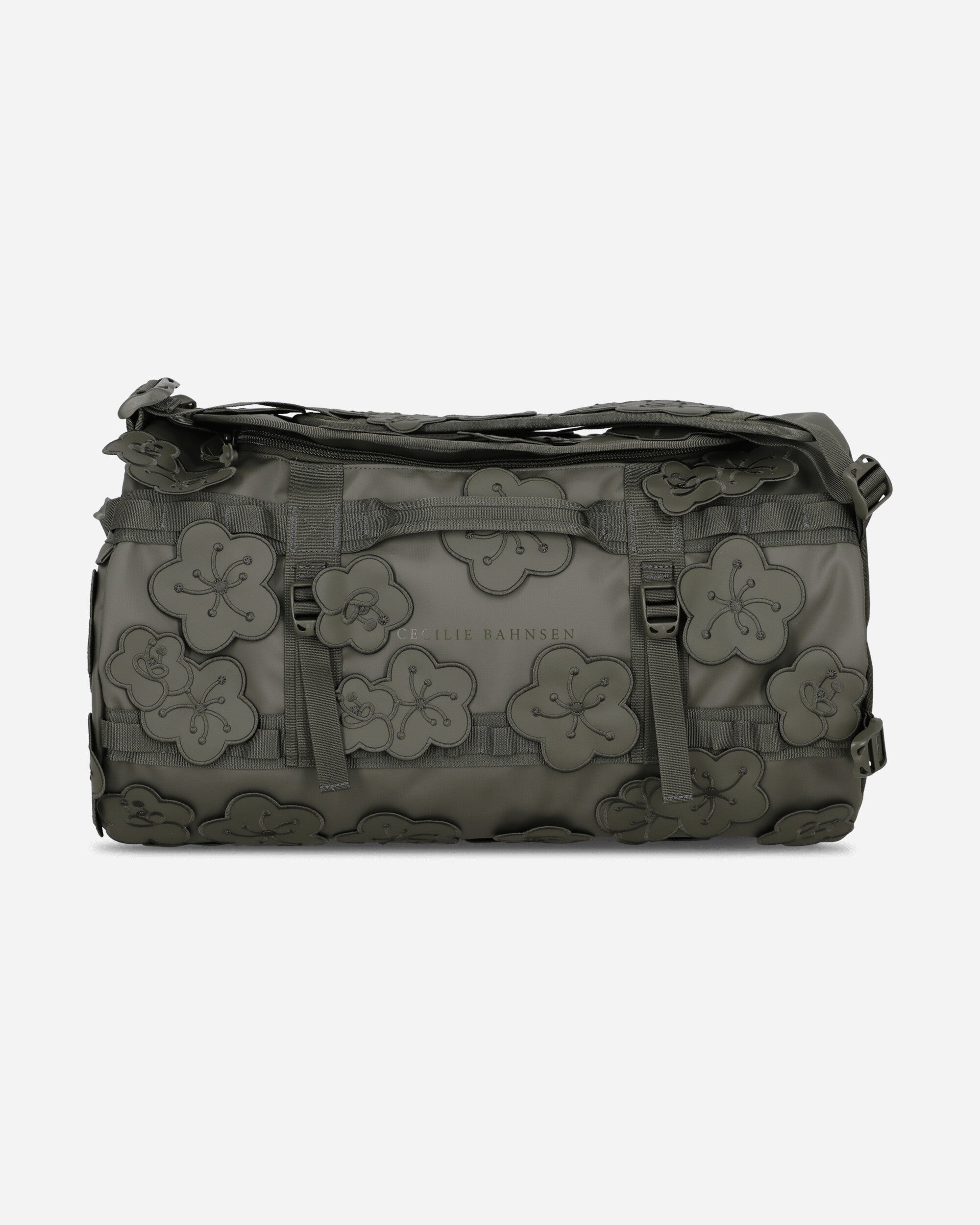 Оригінальна Cecilie Bahnsen Anna Base Camp Duffle Bag Olive The north face – вид ззаду