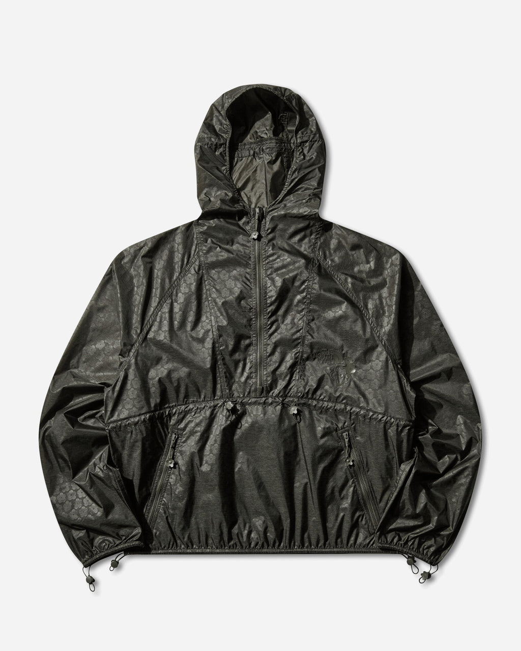 Womens Cecilie Bahnsen Marlowe Pullover Wind Jacket Forest Night Green The north face – Гарантія оригінальності – боковий вид