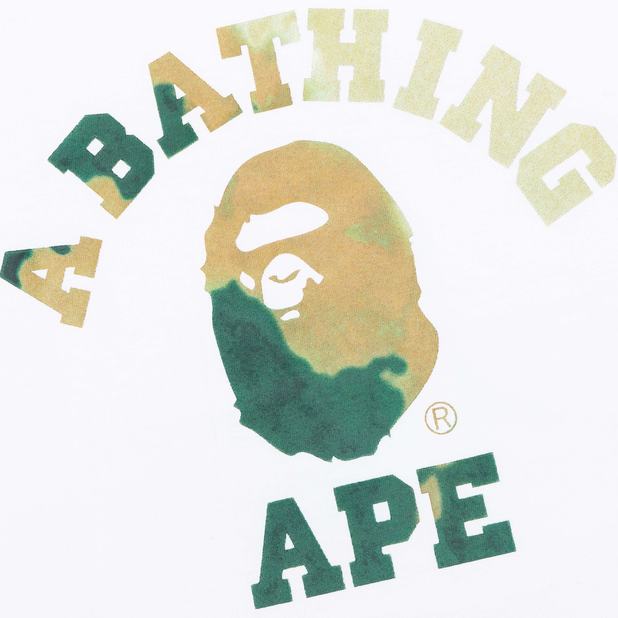 Оригінальна Tie Dye College Tee A bathing ape – збільшений вид