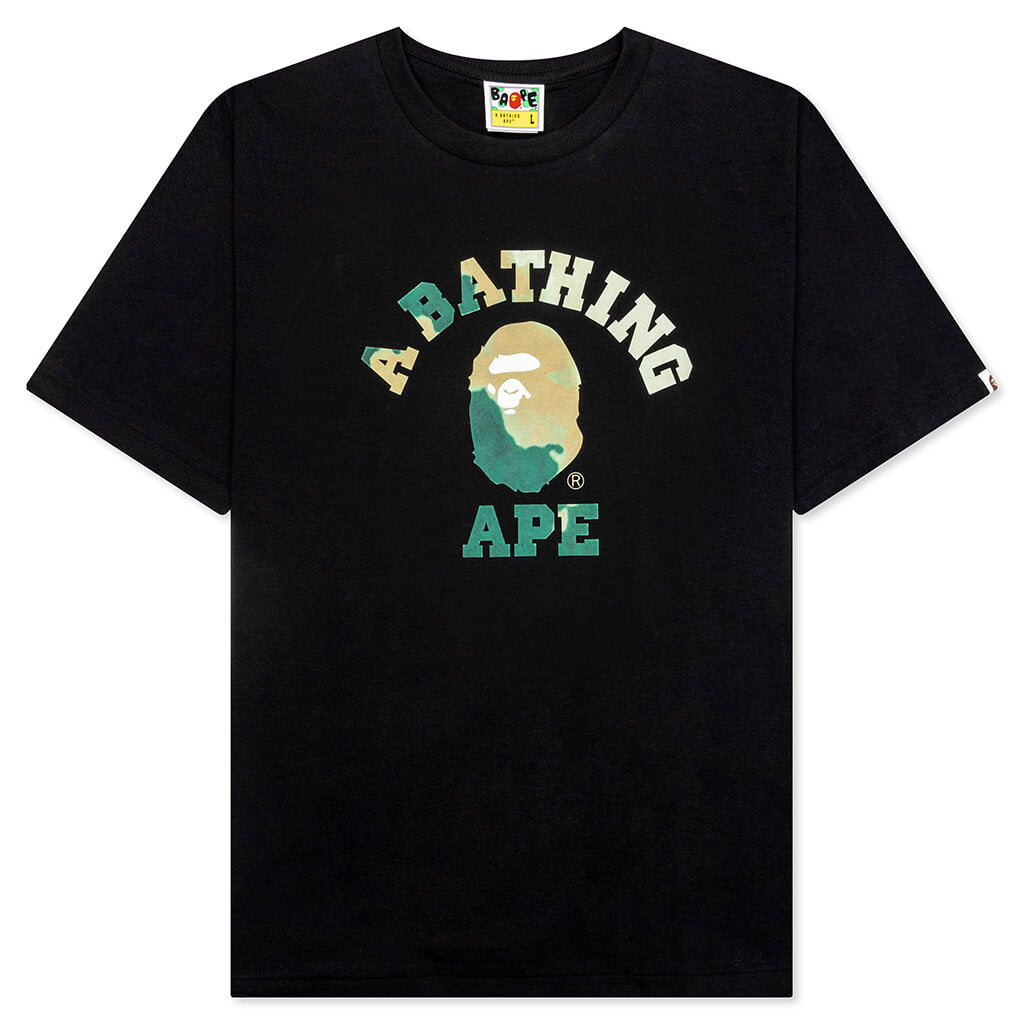 Оригінальна Tie Dye College Tee A bathing ape – боковий вид