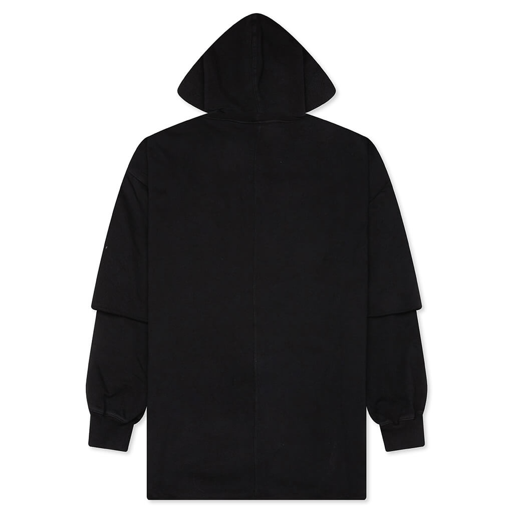 Tommy Hustler Hoodie Rick owens – Гарантія оригінальності – вид ззаду - RICK OWENS