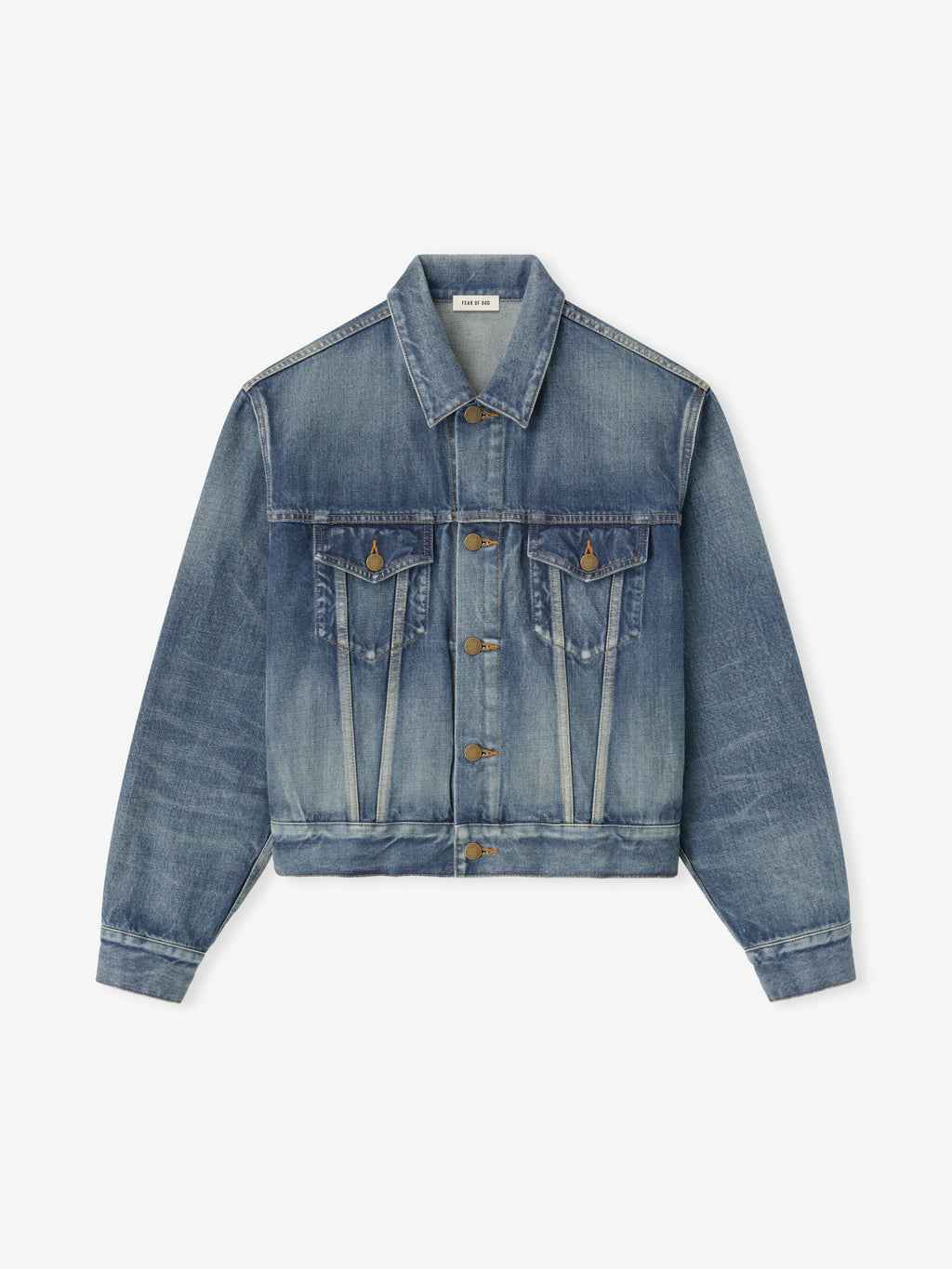 Denim Trucker Jacket Fear of god – Гарантія оригінальності – збільшений вид