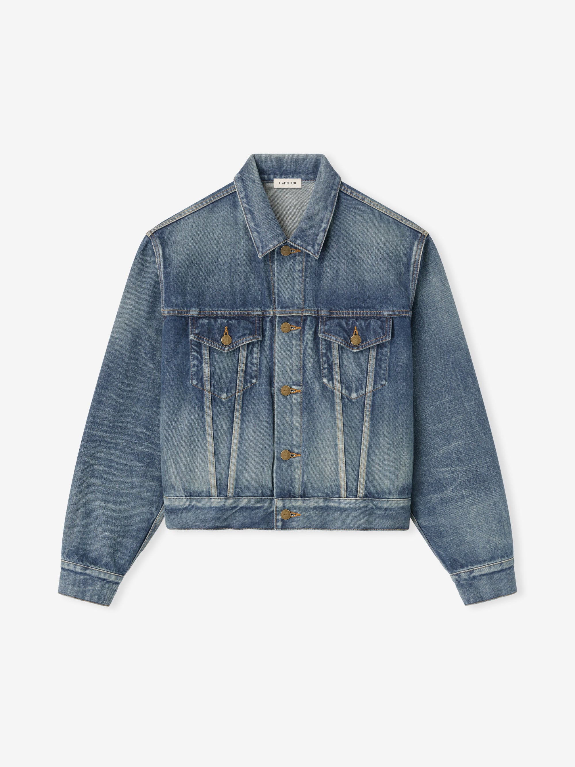Denim Trucker Jacket Fear of god – Гарантія оригінальності – збільшений вид