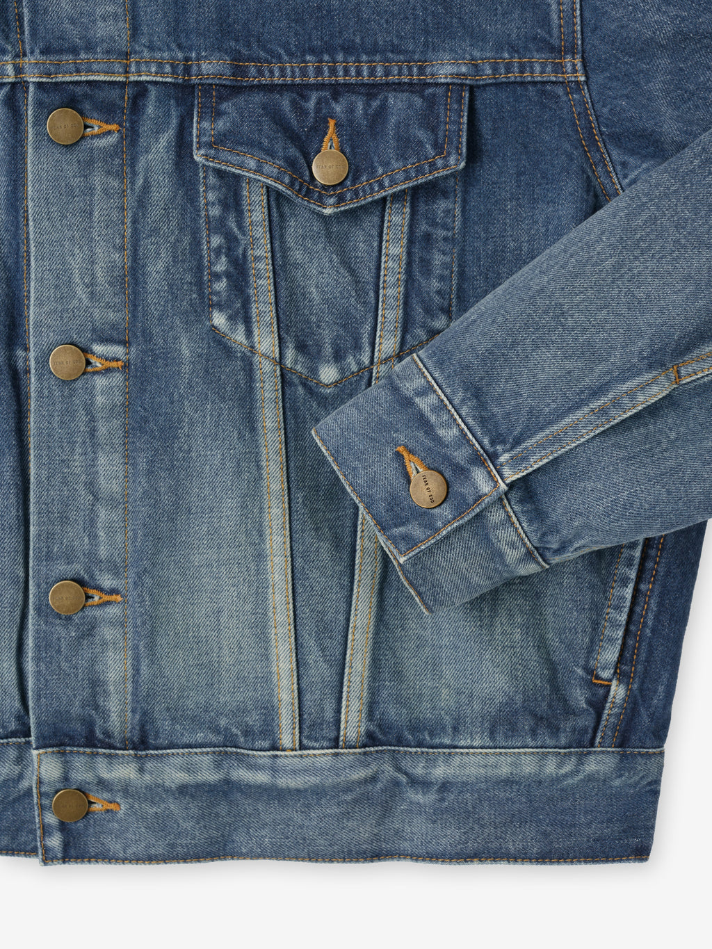 Denim Trucker Jacket Fear of god – Гарантія оригінальності – вид 6