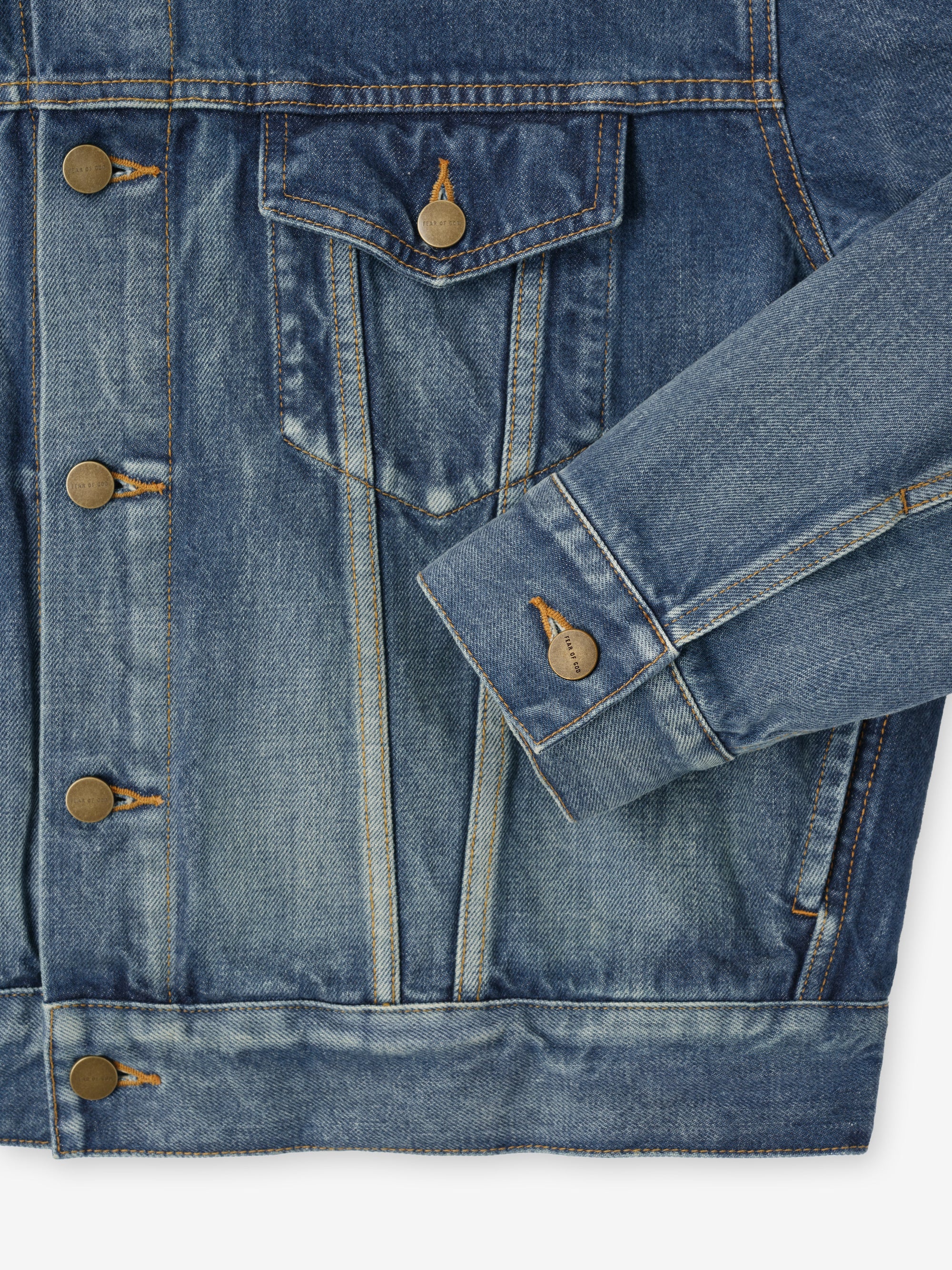 Denim Trucker Jacket Fear of god – Гарантія оригінальності – вид 6
