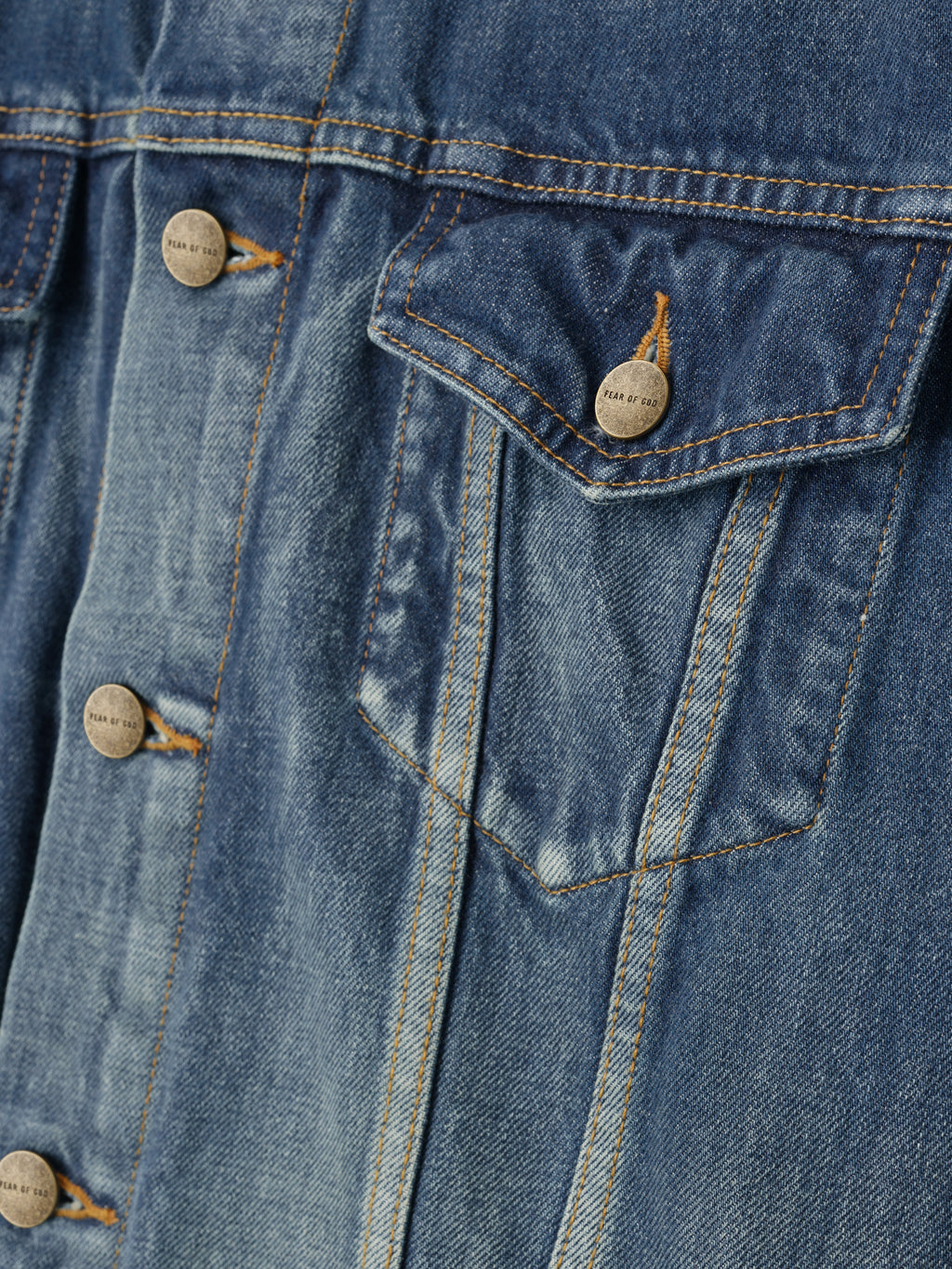 Denim Trucker Jacket Fear of god – Гарантія оригінальності – вид 7