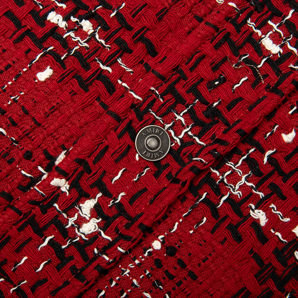 Tweed Flannel Overshirt Amiri – Гарантія оригінальності – збільшений вид