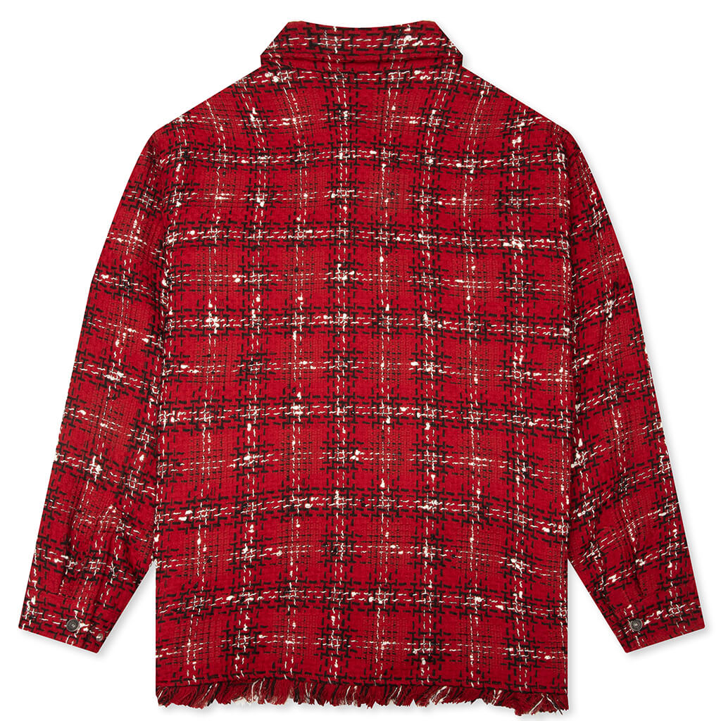 Tweed Flannel Overshirt Amiri – Гарантія оригінальності – вид ззаду